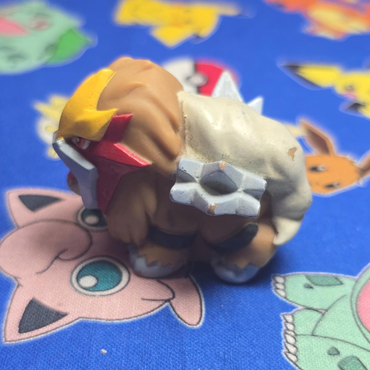 Pokemon Entei Figure Finger Puppet 2007 Nintendo Bandai PVC Japan USA Seller