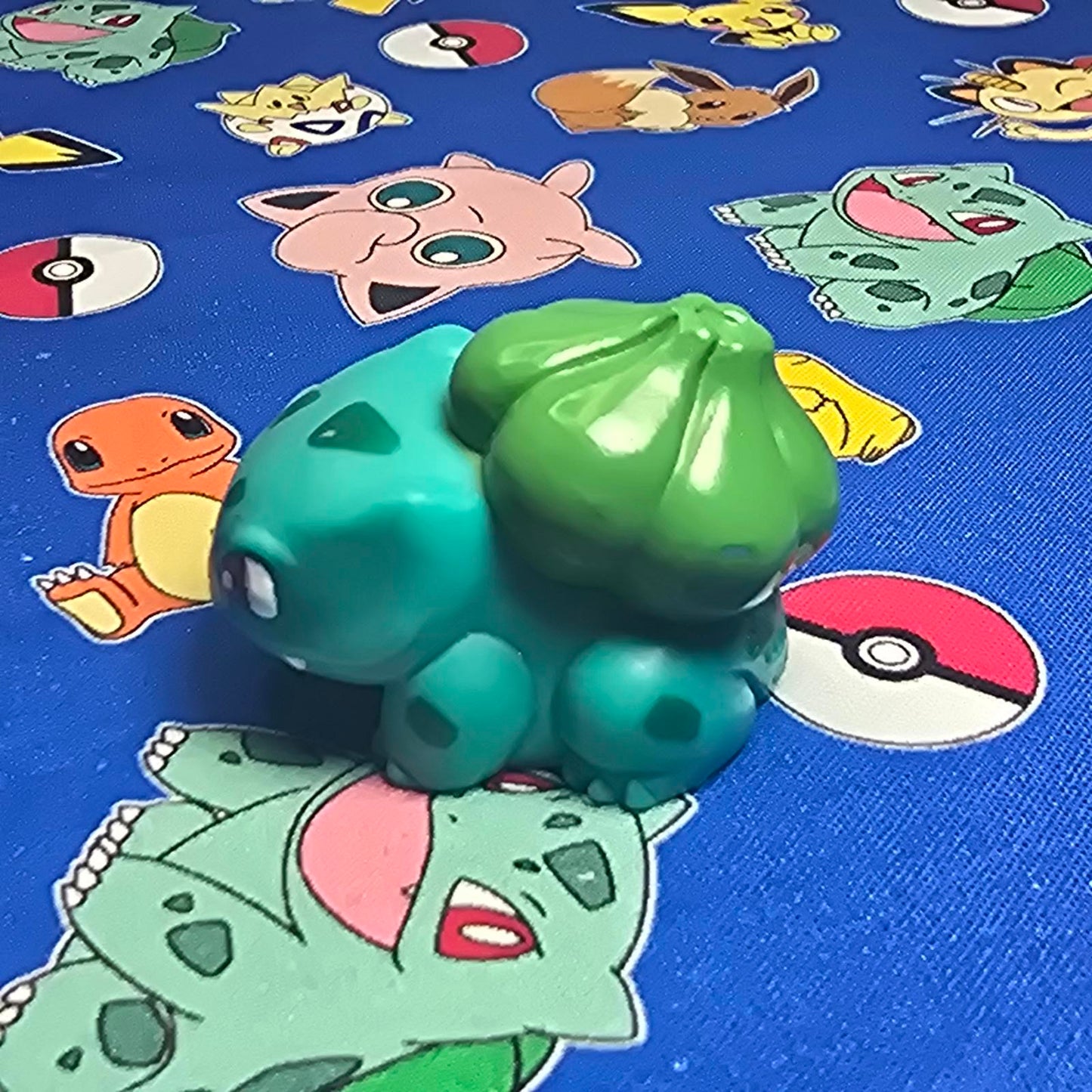 Pokemon Bulbasaur Figure Finger Puppet 1996 Nintendo Bandai PVC Vintage Japan US