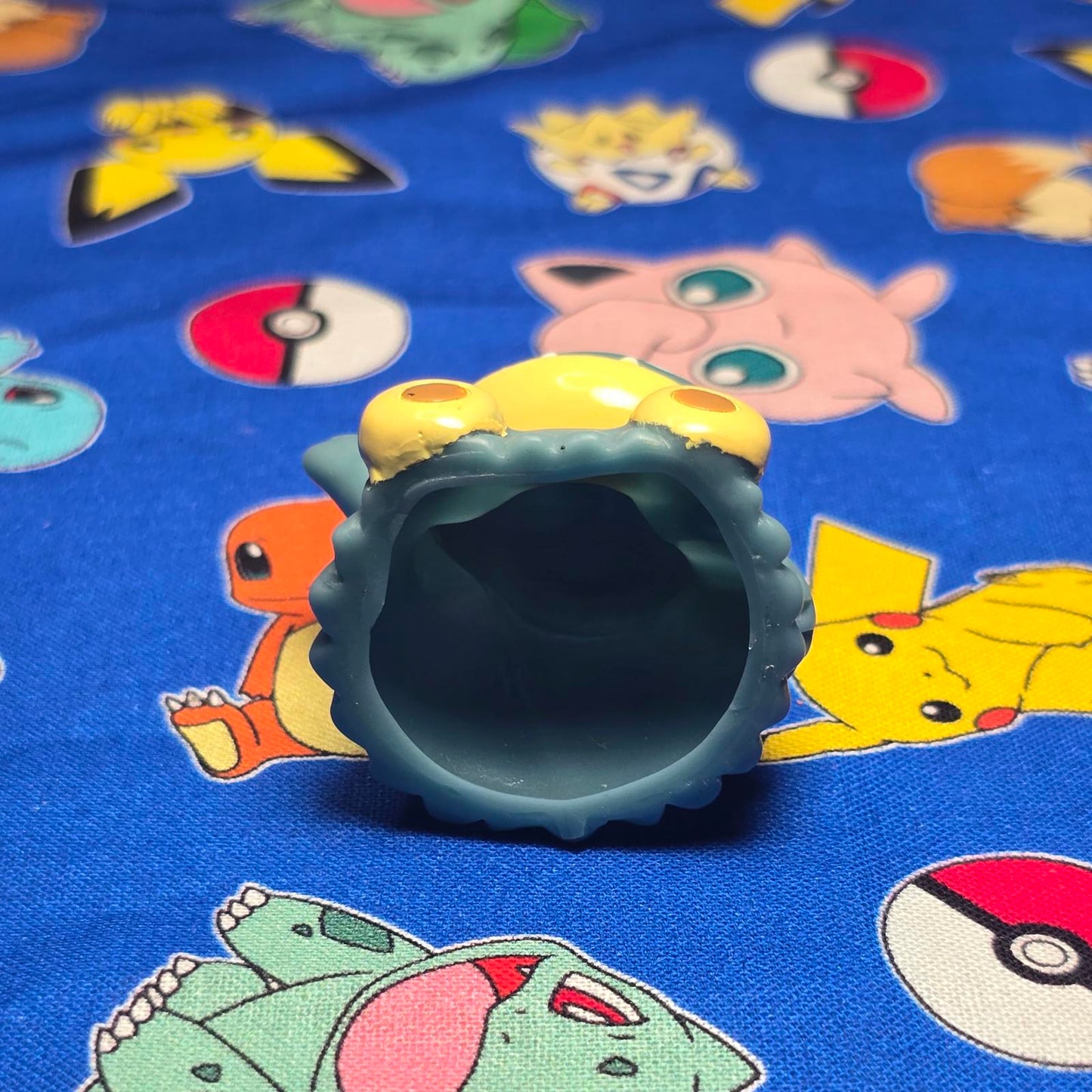 Pokemon Munchlax Figure Finger Puppet 2004 Nintendo Bandai PVC Vintage Japan USA