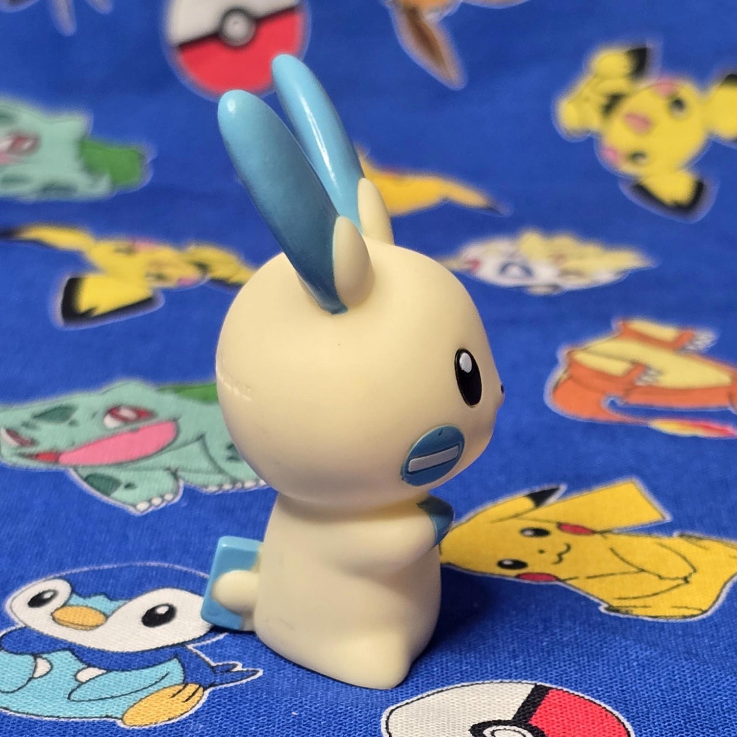 Pokemon Minun Figure Finger Puppet 2005 Nintendo Bandai PVC Vintage Japan USA