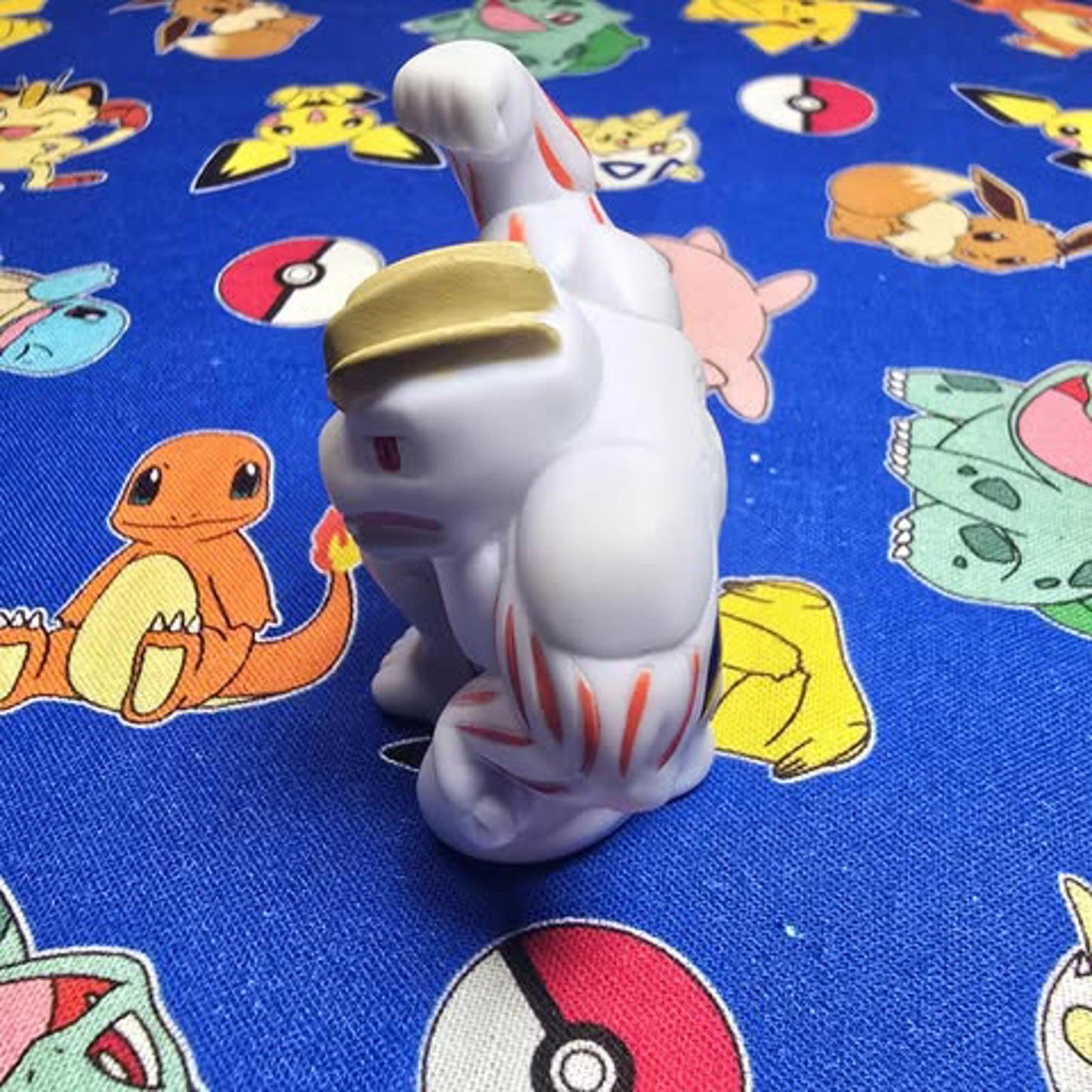 Pokemon Machoke Figure Finger Puppet 1997 Nintendo Bandai PVC Vintage Japan USA