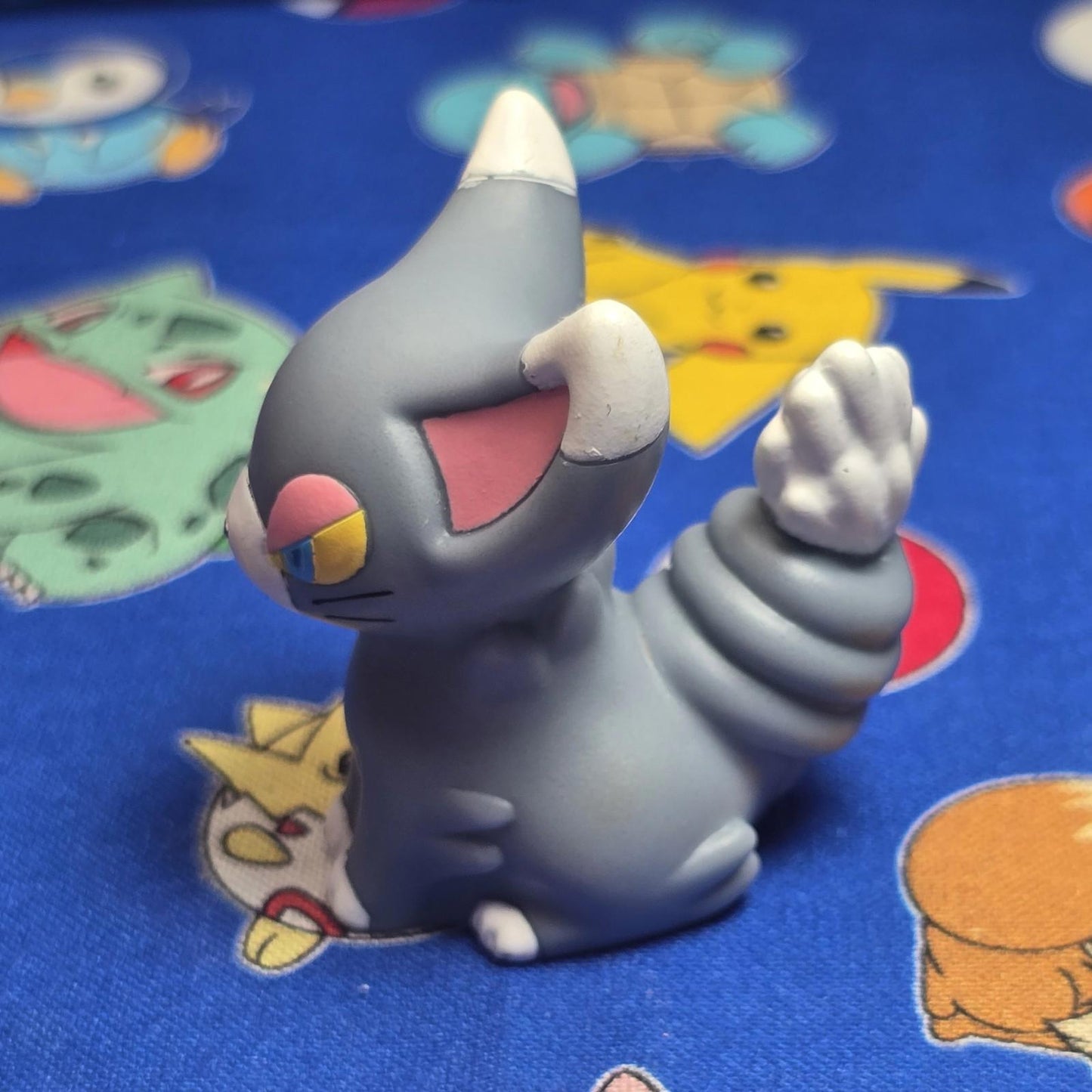 Pokemon Glameow Figure Finger Puppet 2007 Nintendo Bandai PVC Japan USA Seller