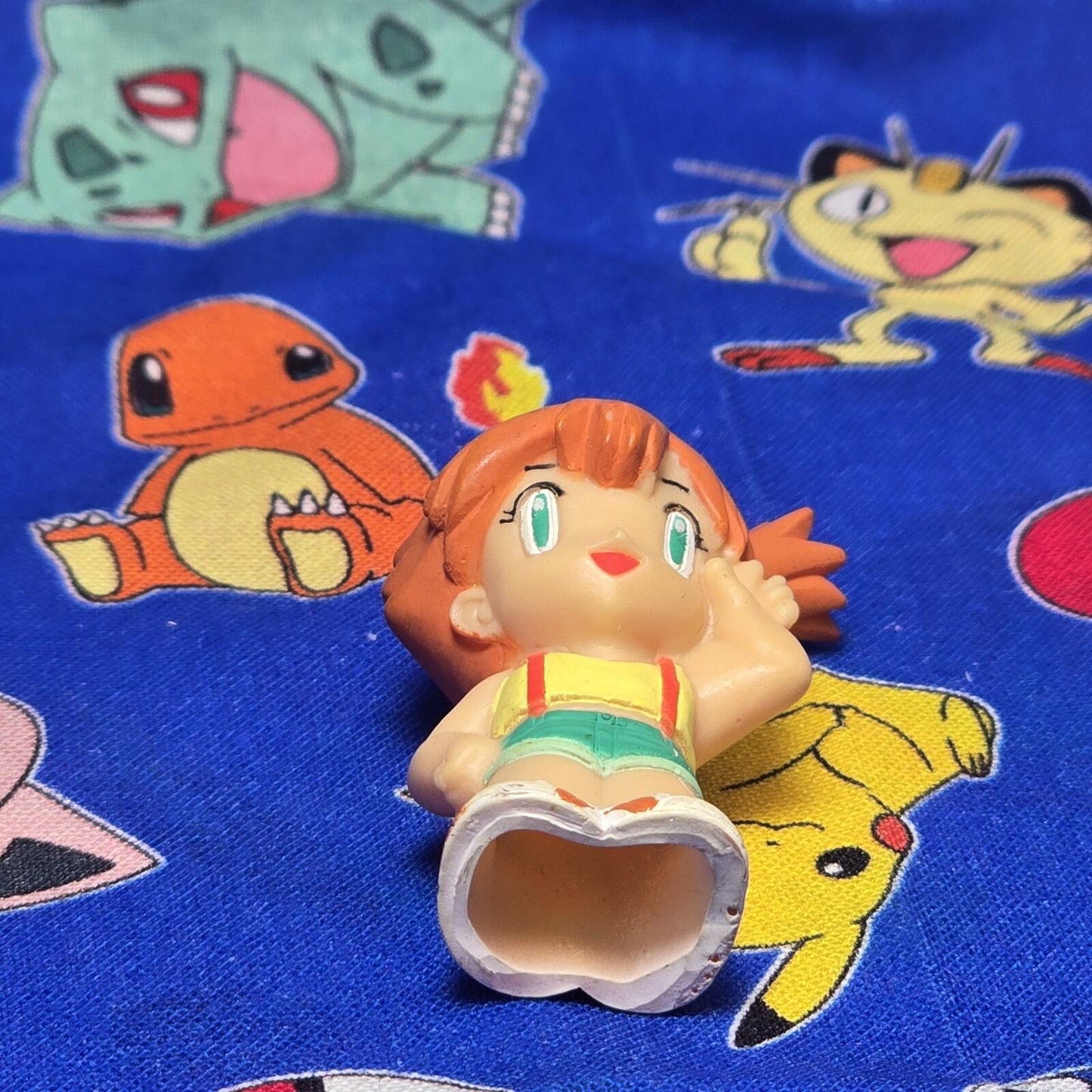 Pokemon Misty Trainer Figure Finger Puppet 1998 Nintendo Bandai Vintage Japan US