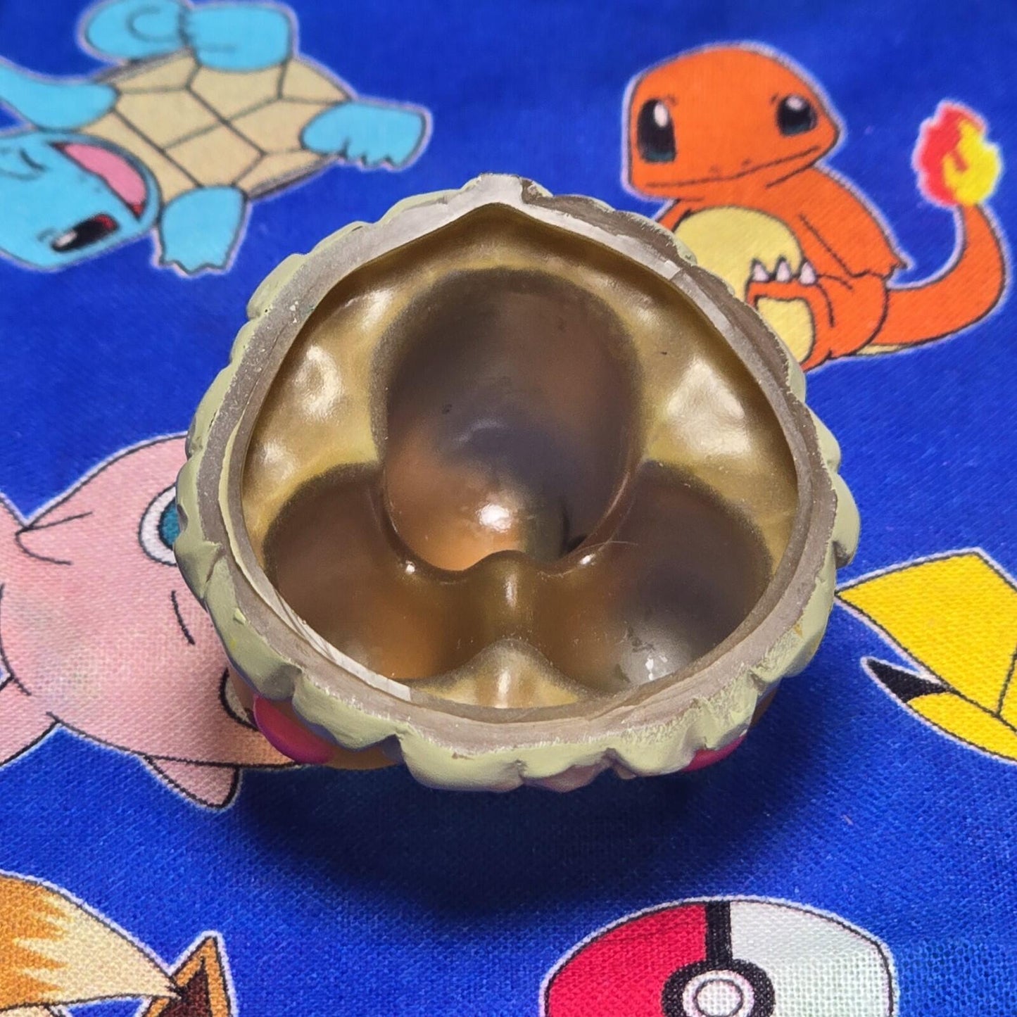 Pokemon Dugtrio Clear Figure Finger Puppet 1997 Bandai Nintendo Vintage Japan US