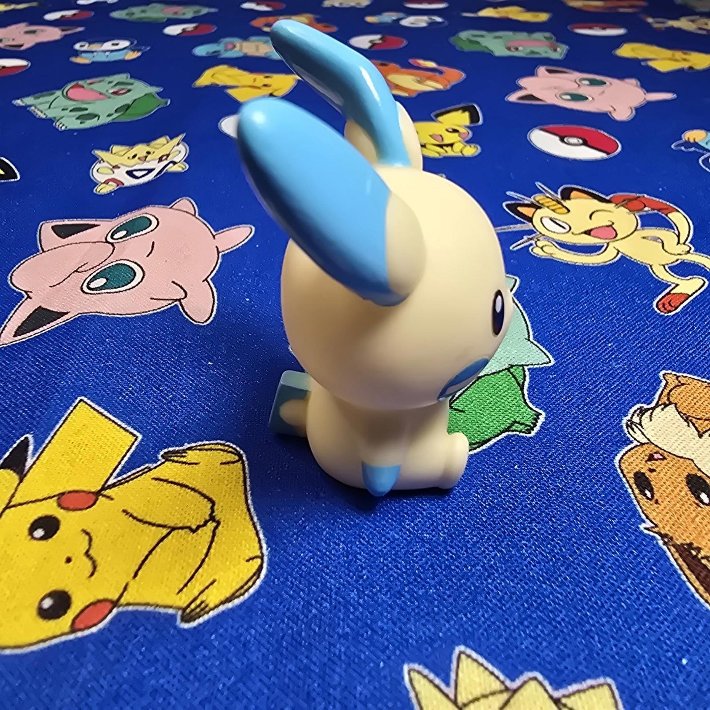 Pokemon Minun Figure Finger Puppet 2010 Nintendo Bandai PVC Vintage Japan US