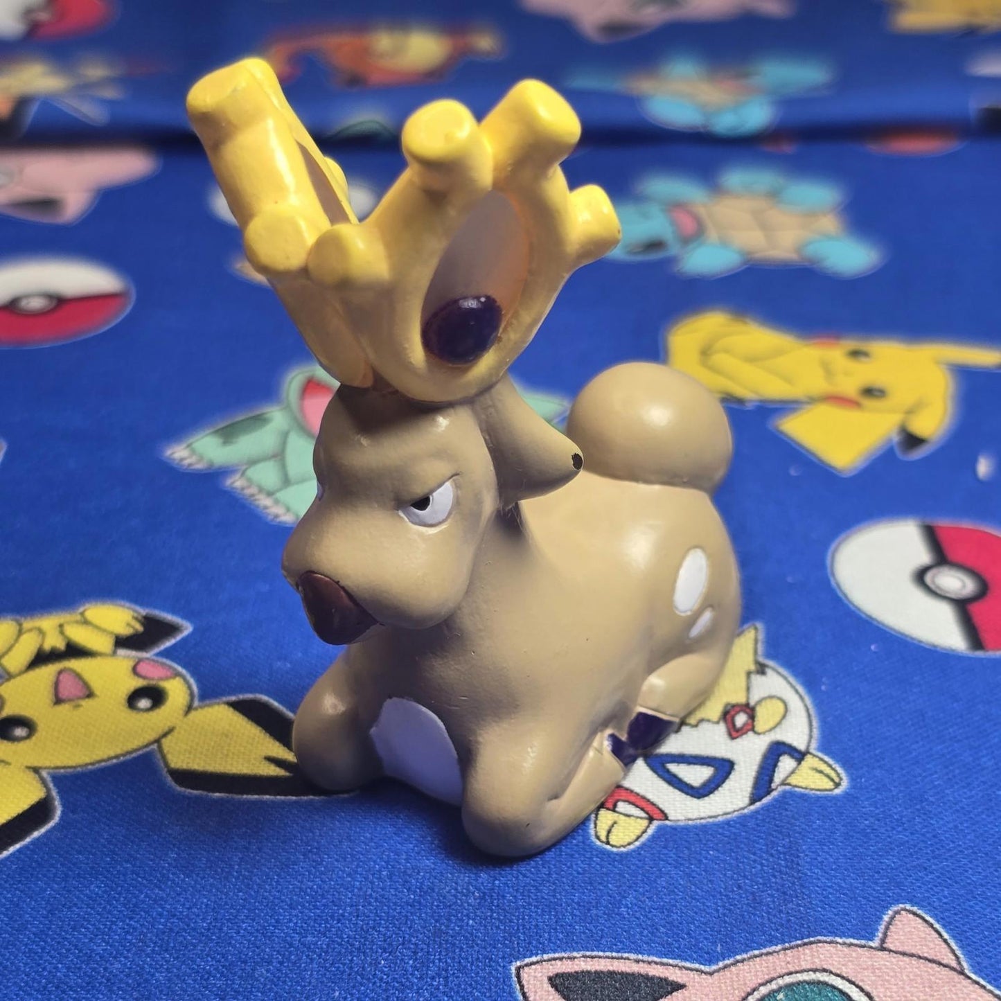 Pokemon Stantler Figure Finger Puppet 1999 Nintendo Bandai PVC Vintage Japan USA