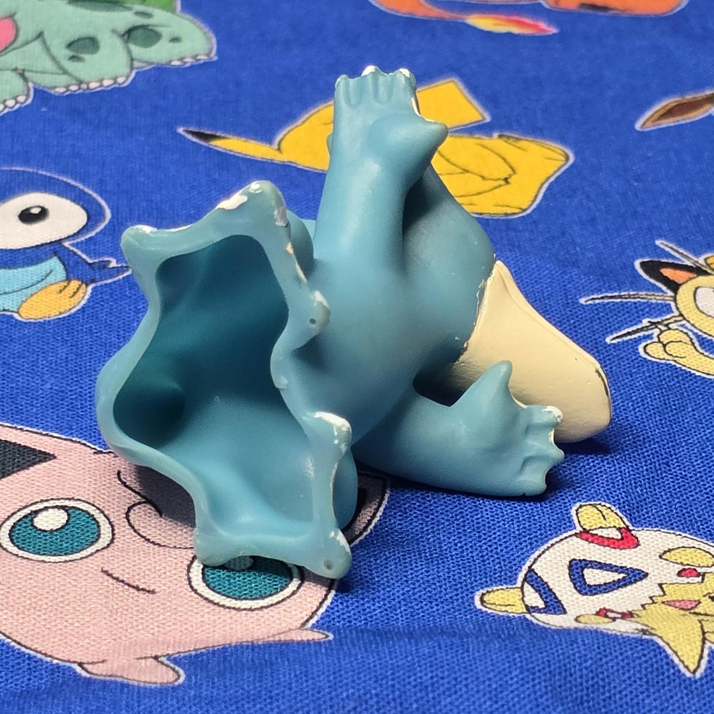 Pokemon Golduck Figure Finger Puppet 1997 Nintendo Bandai Vintage PVC Japan USA