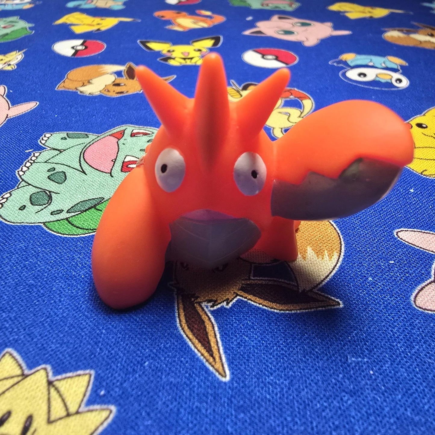 Pokemon Corphish Figure Finger Puppet 2012 Nintendo Bandai PVC Japan USA Seller