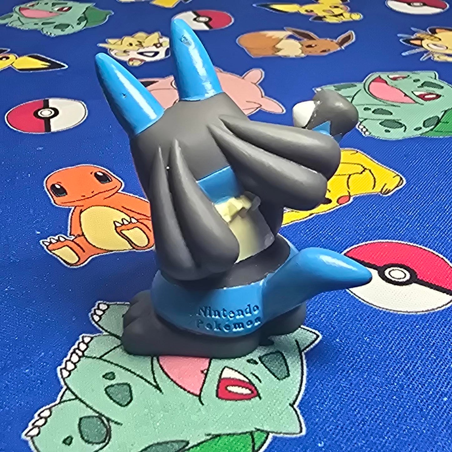 Pokemon Lucario Figure Finger Puppet 2006 Nintendo Bandai PVC Japan USA Seller 2