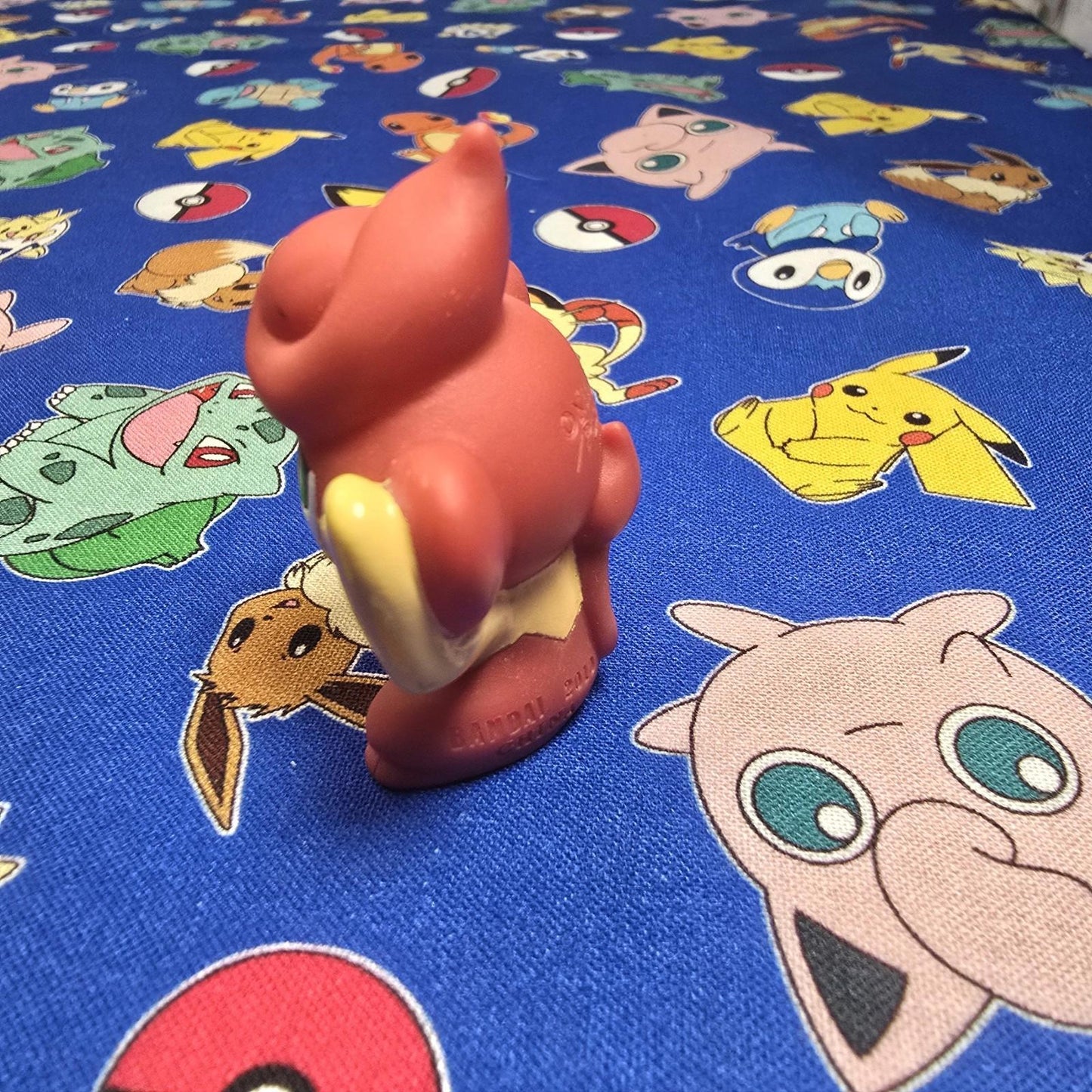 Pokemon Pansear Figure Finger Puppet 2010 Nintendo Bandai PVC Vintage Japan USA