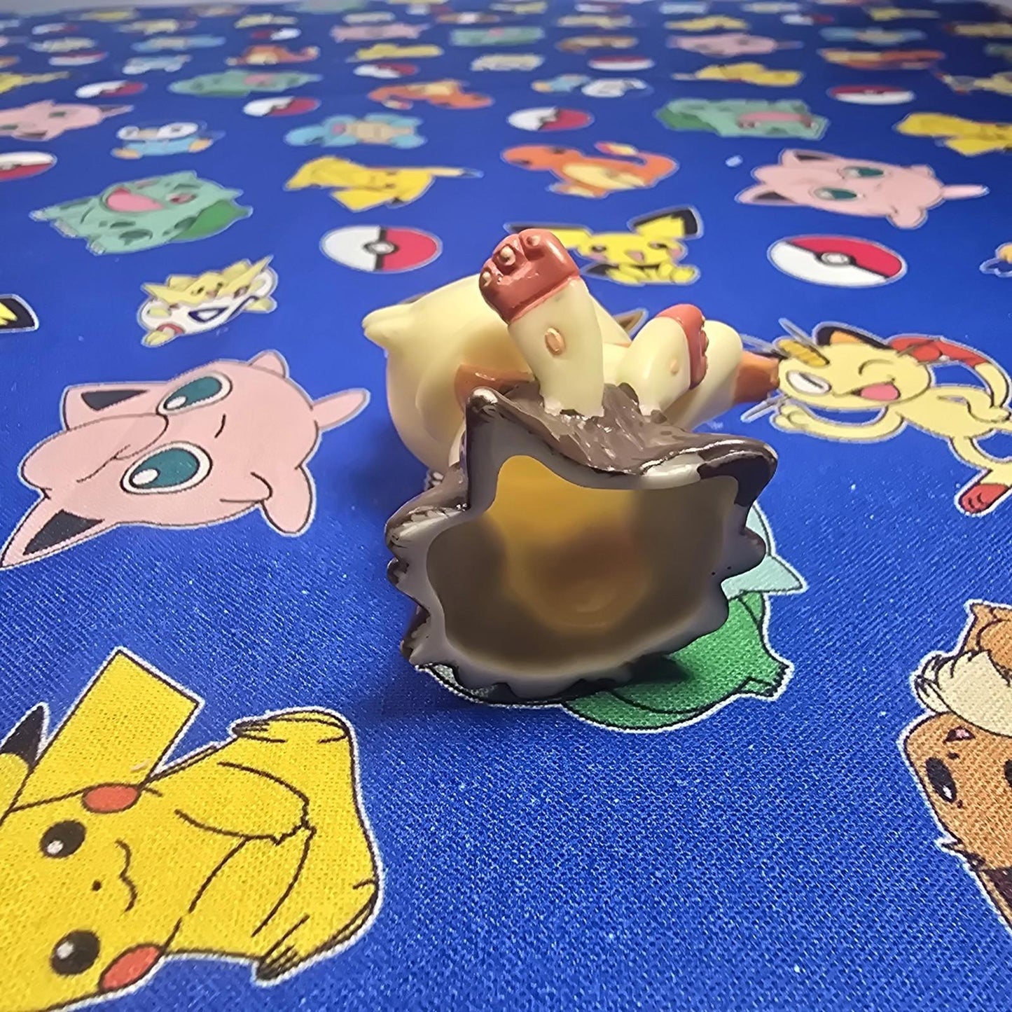 Pokemon Meowth Figure Finger Puppet 1999 Nintendo Bandai PVC Vintage Japan USA