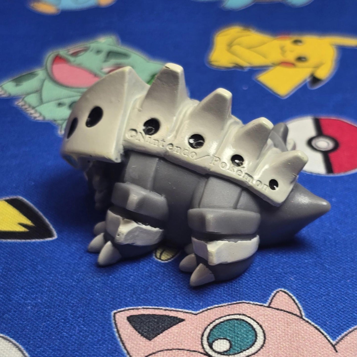Pokemon Lairon Figure Finger Puppet 2004 Nintendo Bandai PVC Vintage Japan USA