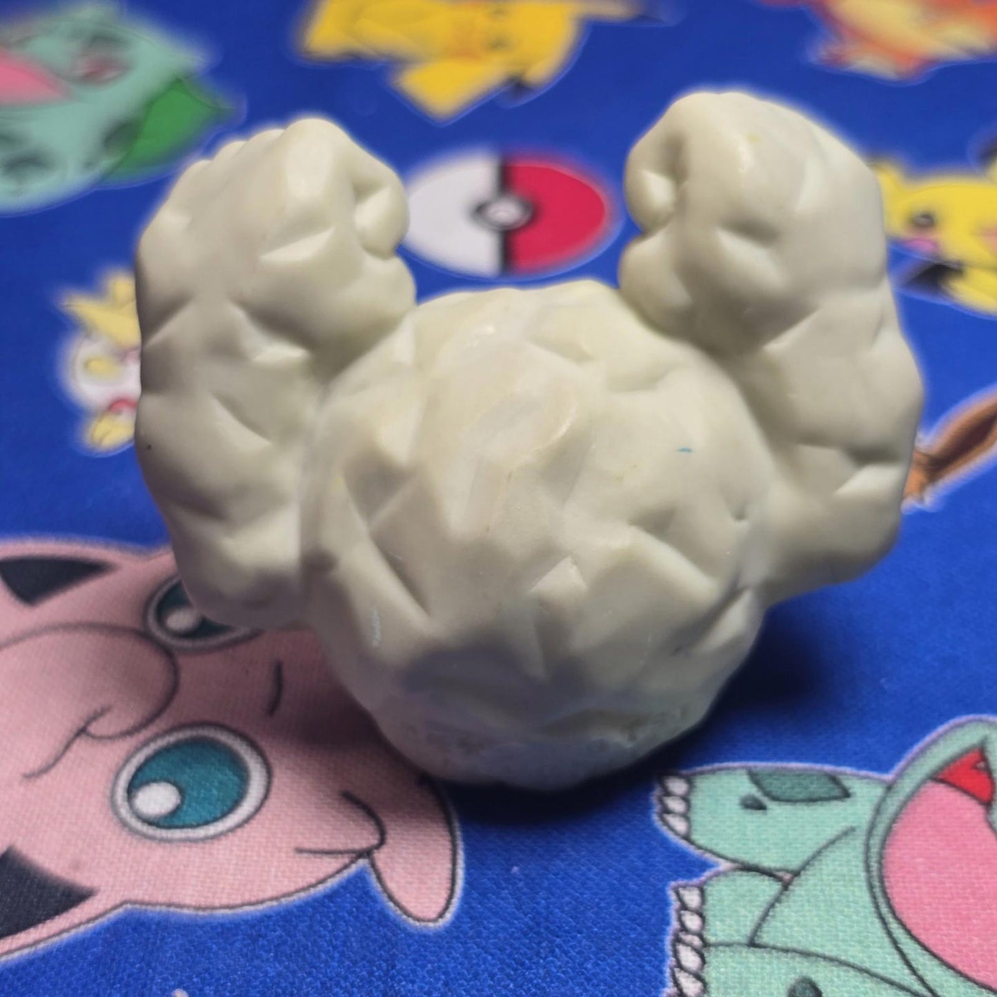 Pokemon Geodude Figure Finger Puppet 1997 Bandai Nintendo PVC Vintage Japan USA