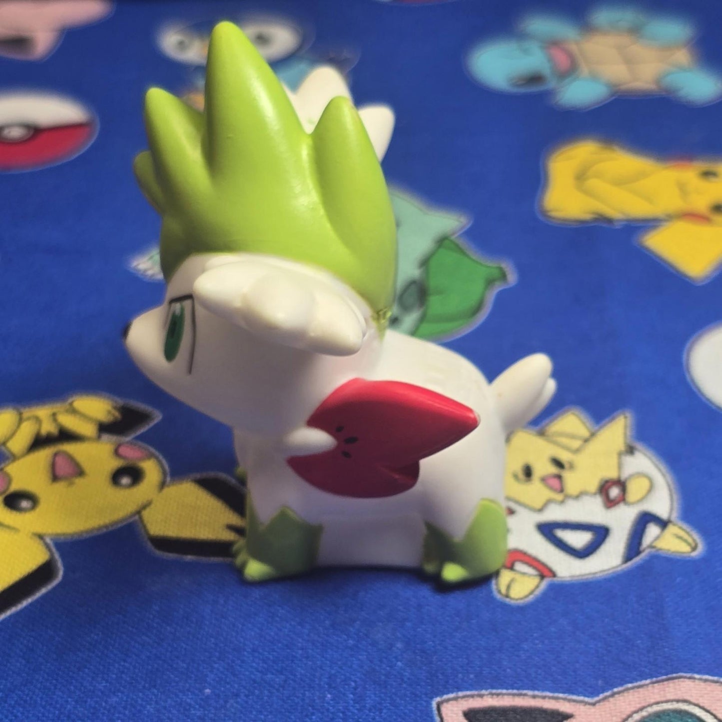 Pokemon Shaymin Sky Figure Finger Puppet 2008 Nintendo Bandai Japan USA Seller