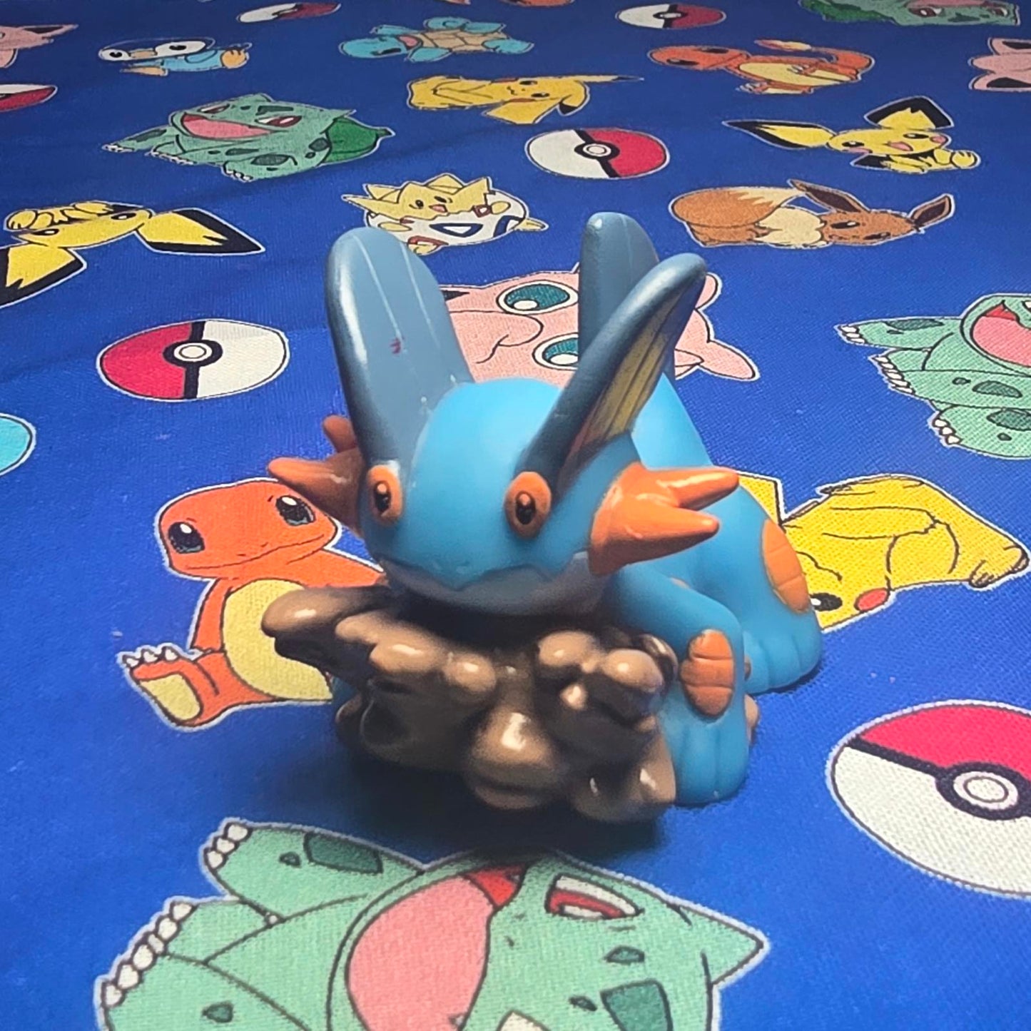 Pokemon Swampert Figure Finger Puppet 2006 Nintendo Bandai PVC Japan USA Seller