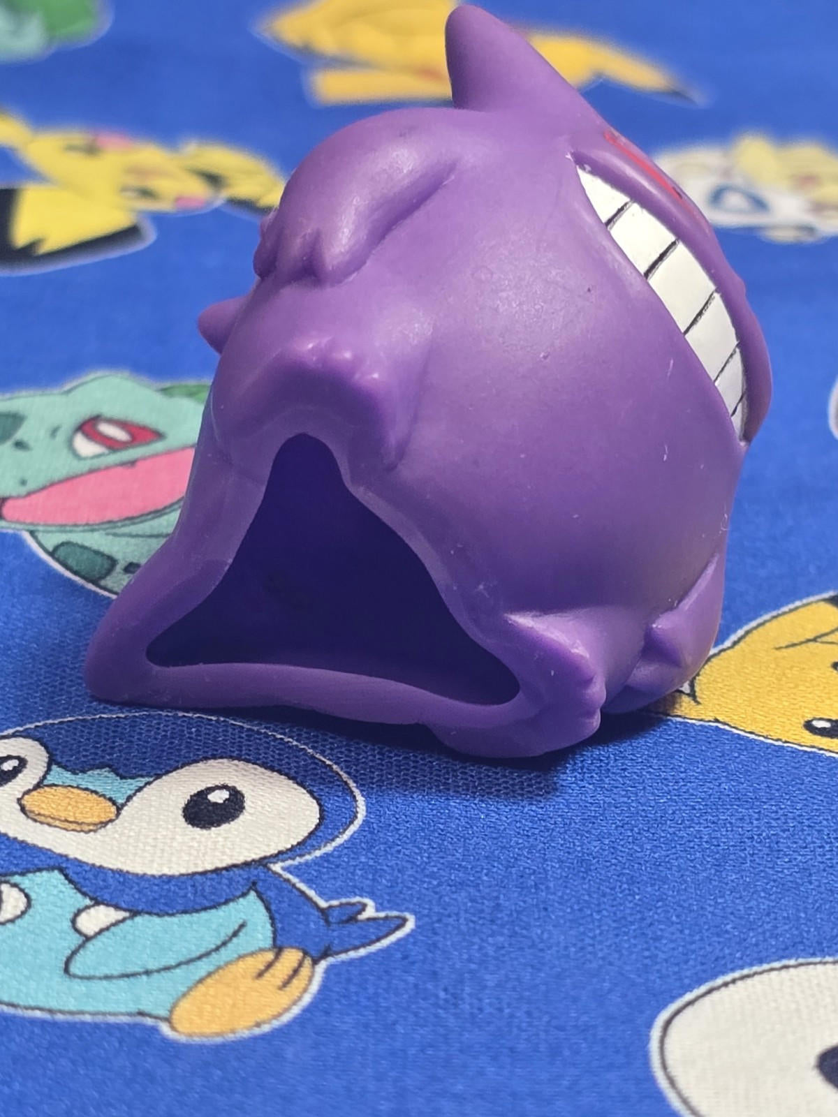 Pokemon Gengar Figure Finger Puppet 1997 Bandai Nintendo PVC Vintage Japan USA