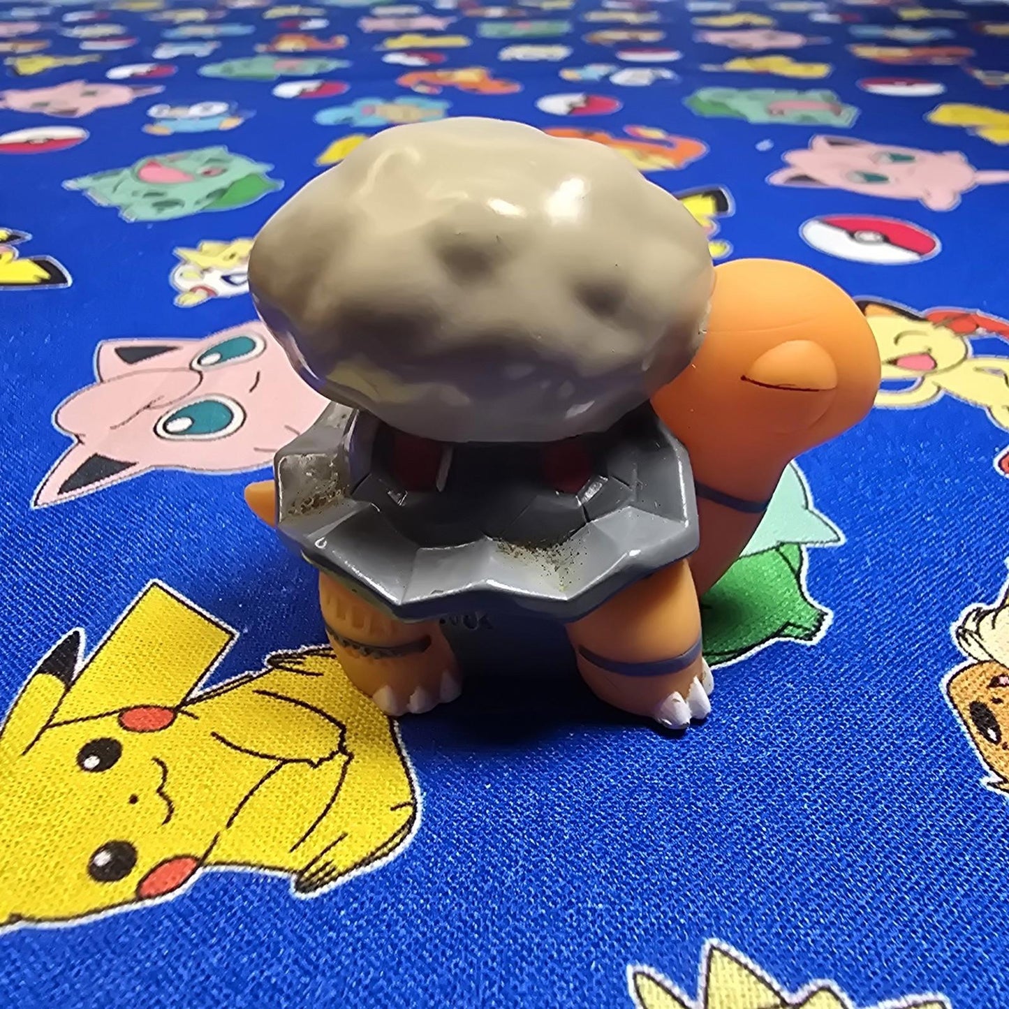 Pokemon Torkoal Figure Finger Puppet 2004 Nintendo Bandai Vintage PVC Japan US