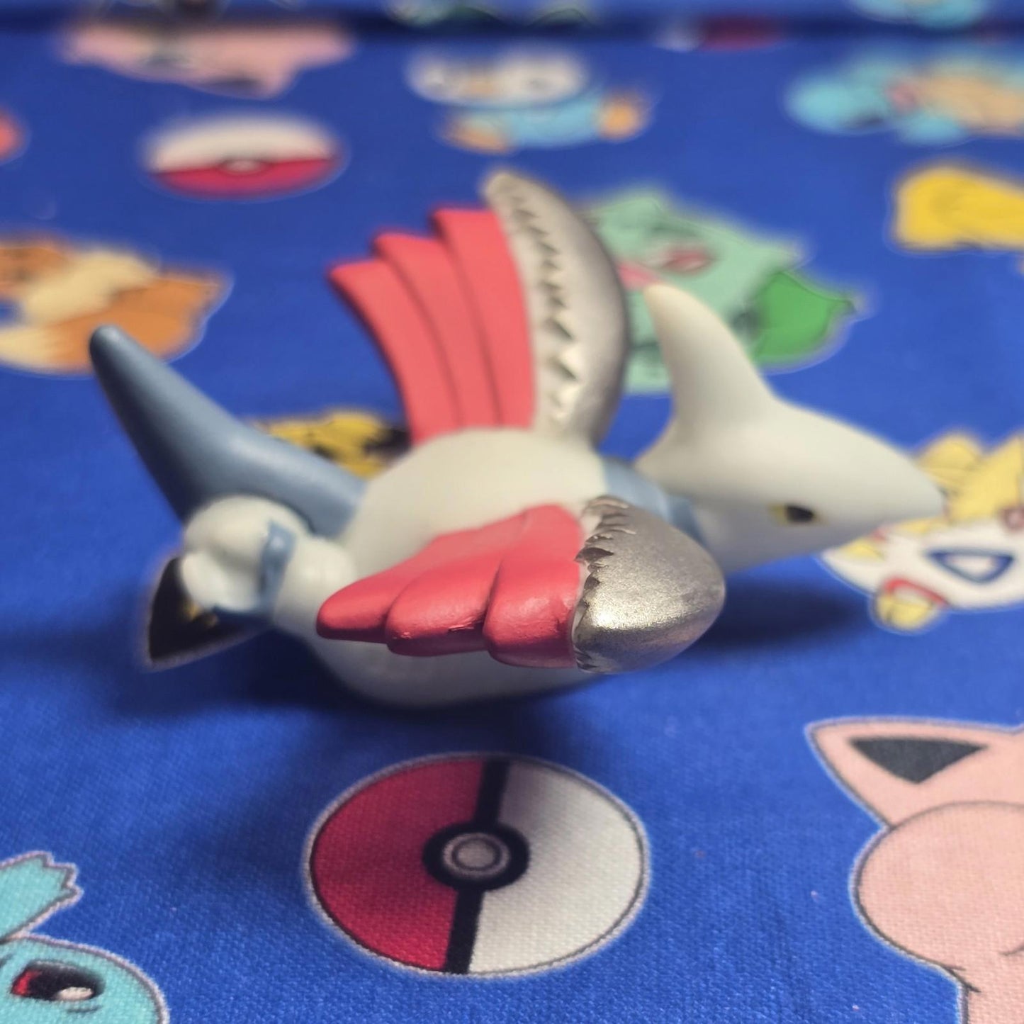 Pokemon Skarmory Figure Finger Puppet 2006 Nintendo Bandai PVC Vintage Japan US
