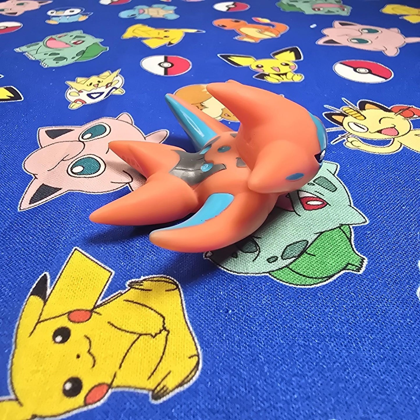 Pokemon Deoxys Attack Figure Finger Puppet 2004 Nintendo Bandai Vintage Japan US