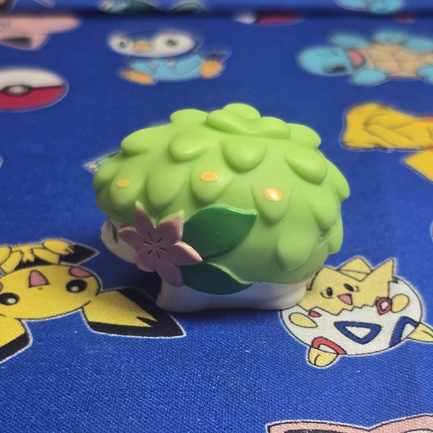 Pokemon Shaymin Figure Finger Puppet 2008 Nintendo PVC Bandai Japan USA Seller