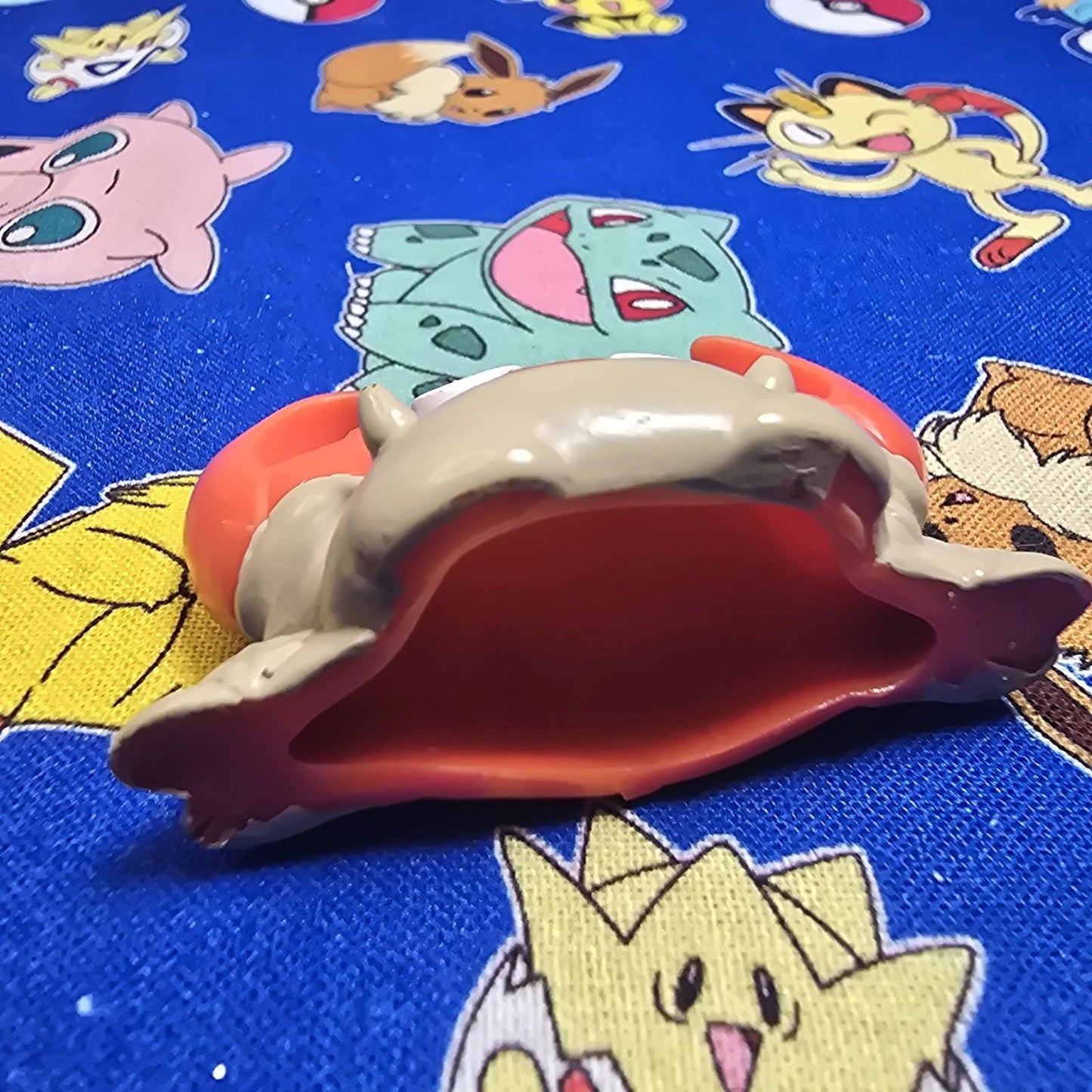 Pokemon Krabby Figure Finger Puppet 1997 Bandai Nintendo PVC Vintage USA Seller