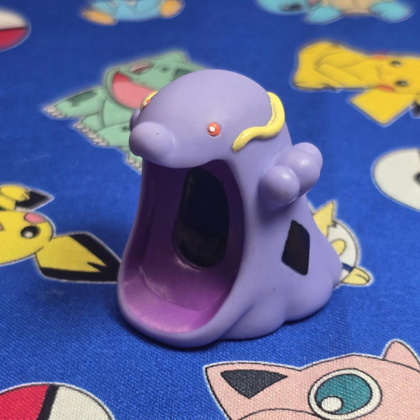 Pokemon Swalot Figure Finger Puppet 2005 Nintendo Bandai PVC Vintage Japan US