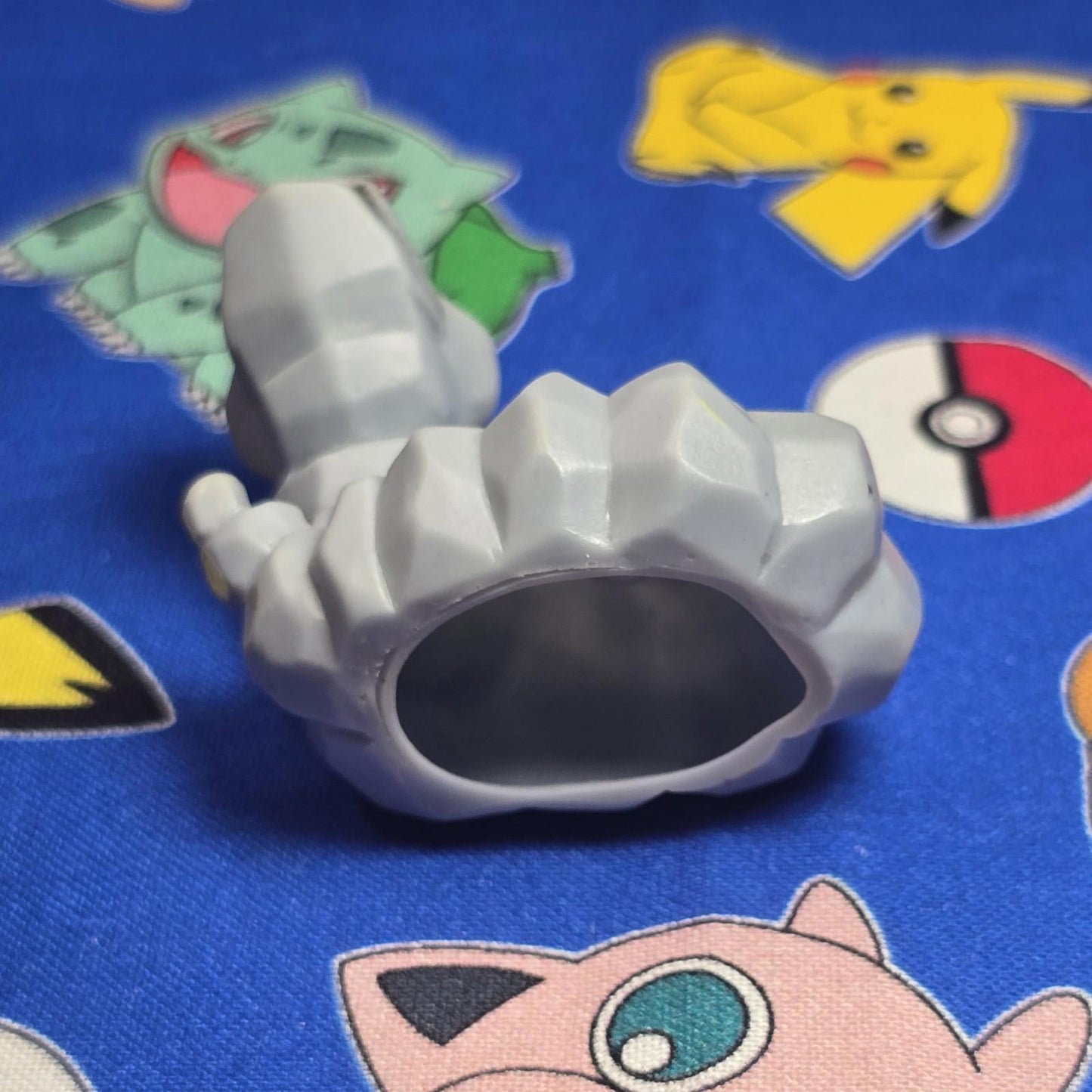 Pokemon Onix Dark Figure Finger Puppet 1997 Bandai Nintendo Vintage Japan USA