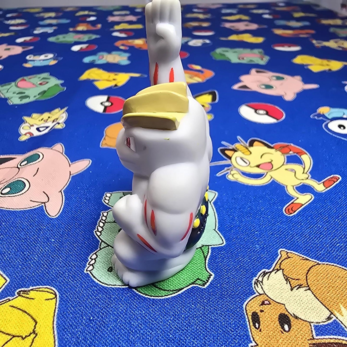 Pokemon Machoke Figure Finger Puppet 2006 Nintendo Bandai PVC Japan USA Seller