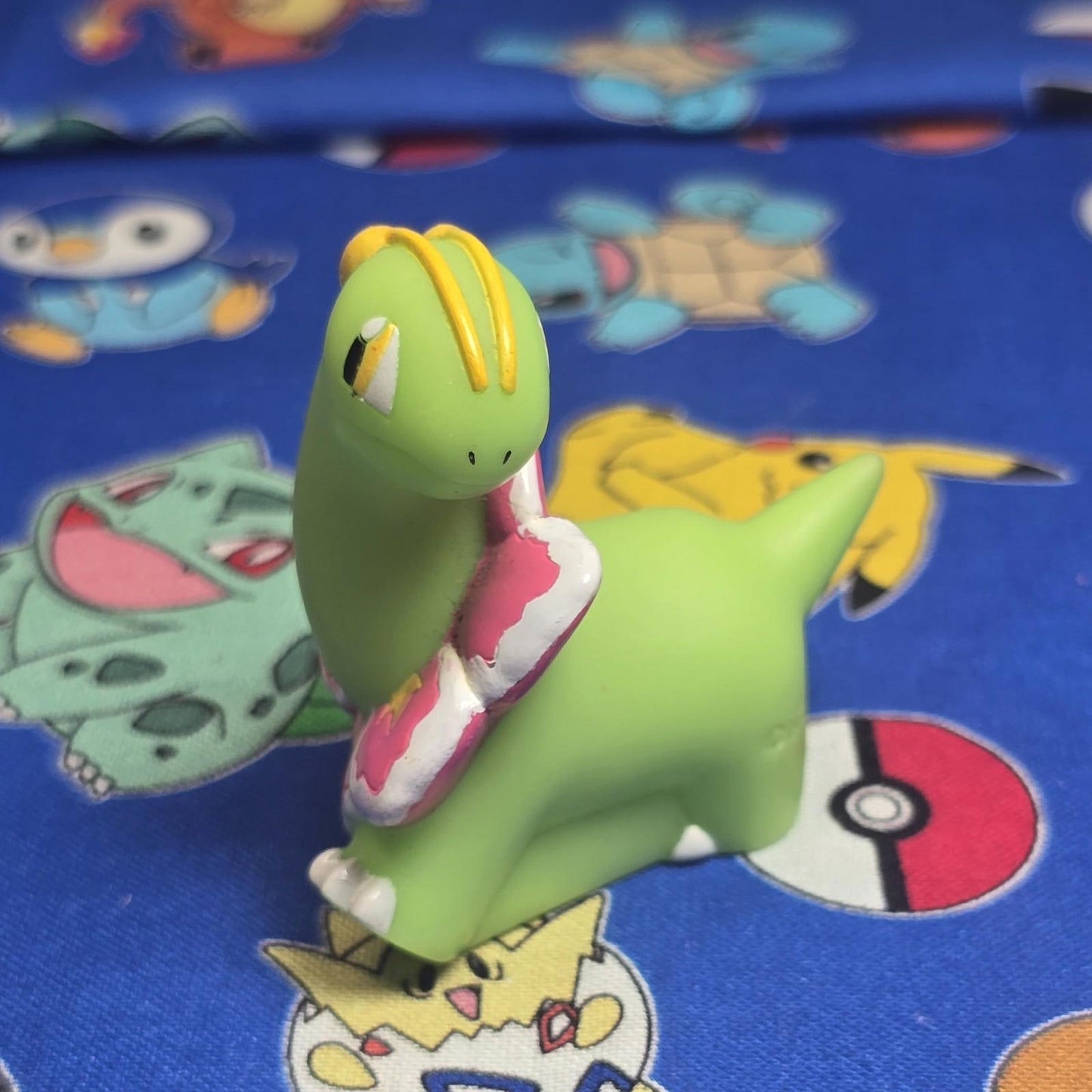 Pokemon Meganium Figure Finger Puppets 2009 Nintendo Bandai PVC Japan US Seller