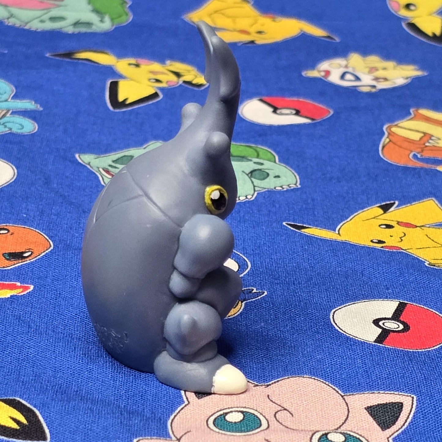 Pokemon Heracross Figure Finger Puppet 1998 Nintendo Bandai PVC Vintage Japan US