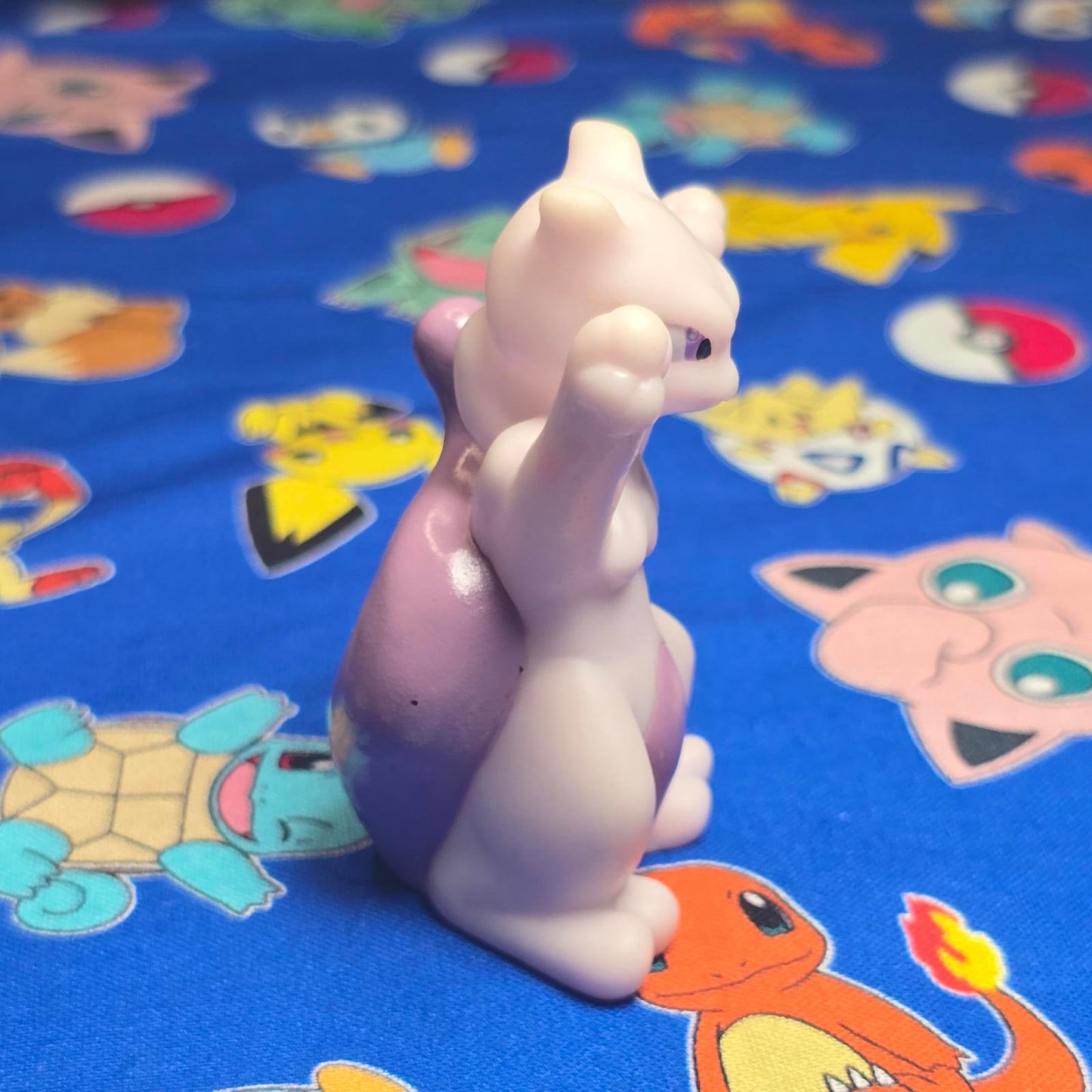 Pokemon Mewtwo Figure Finger Puppet 2004 Nintendo Bandai PVC Vintage Japan USA