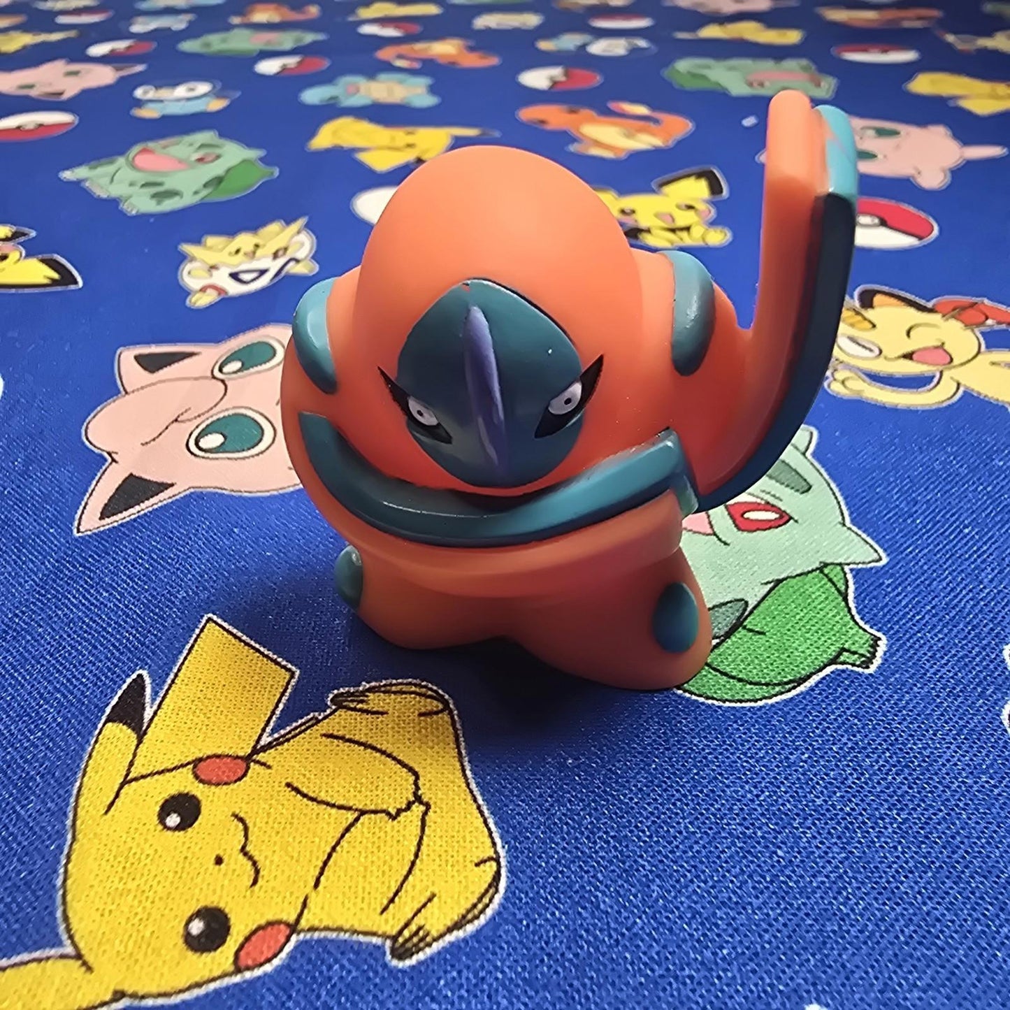 Pokemon Deoxys Defense Figure Finger Puppet 2004 Nintendo Bandai PVC Vintage USA
