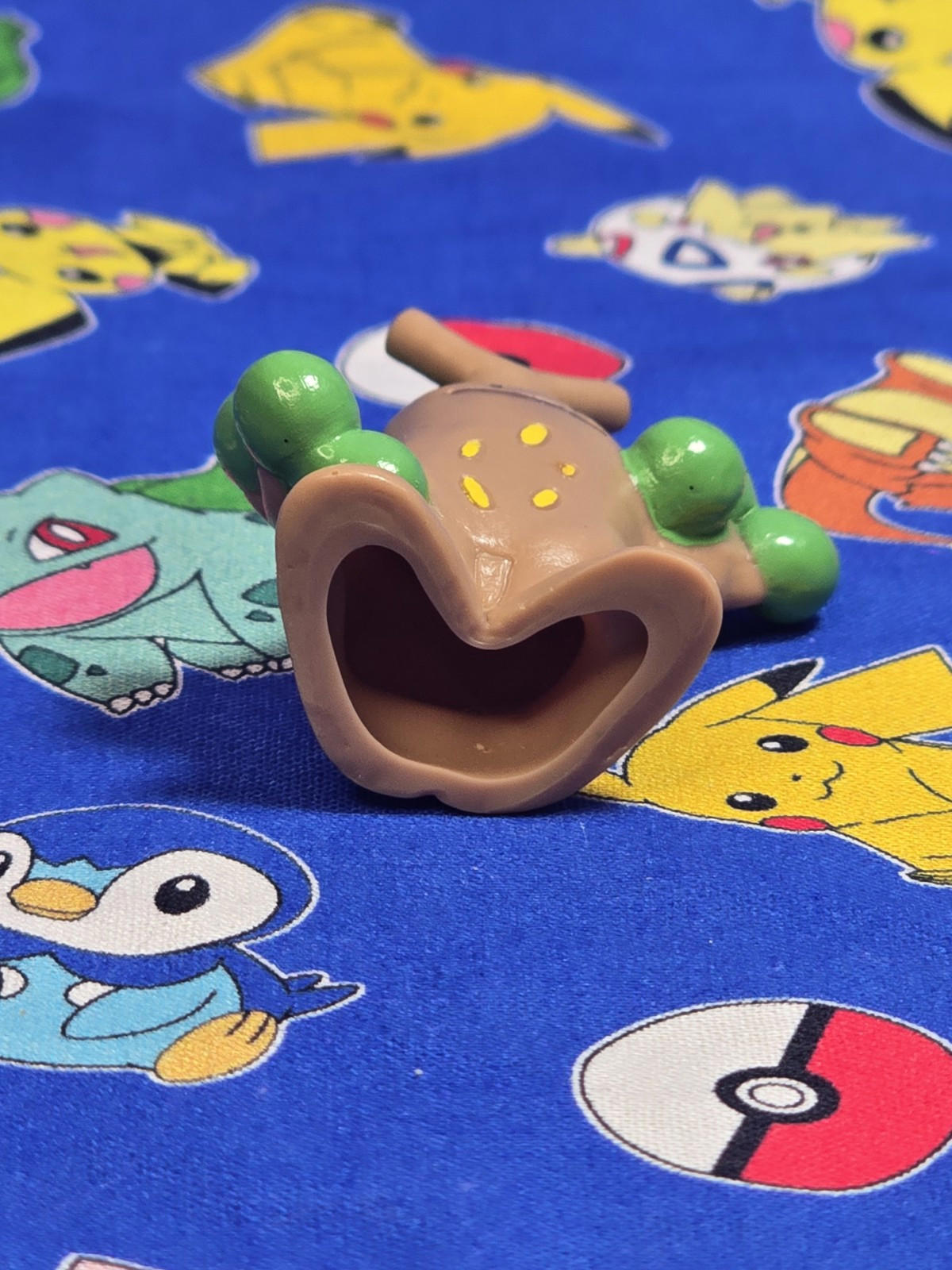 Pokemon Sudowoodo Figure Finger Puppet 2000 Nintendo Bandai PVC Vintage Japan US