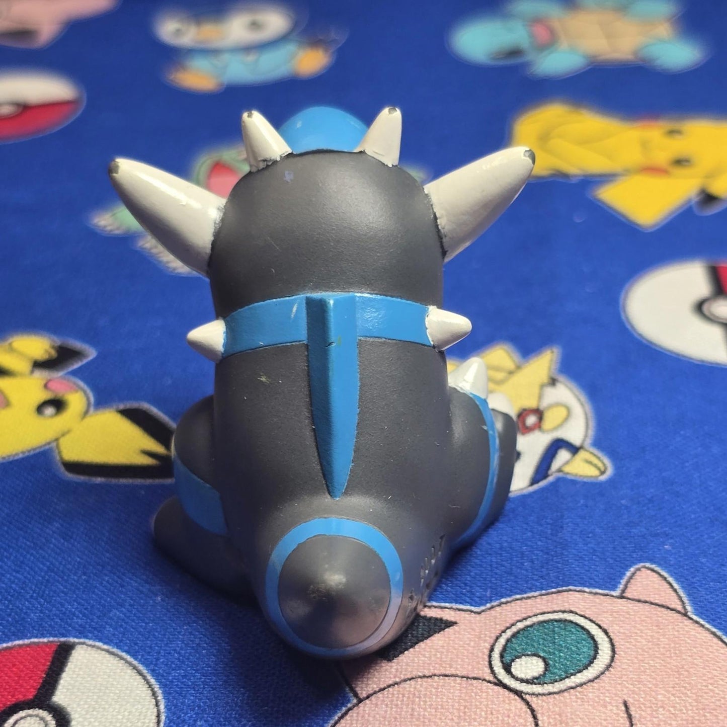 Pokemon Rampardos Figure Finger Puppet 2007 Nintendo Bandai PVC Japan USA Seller