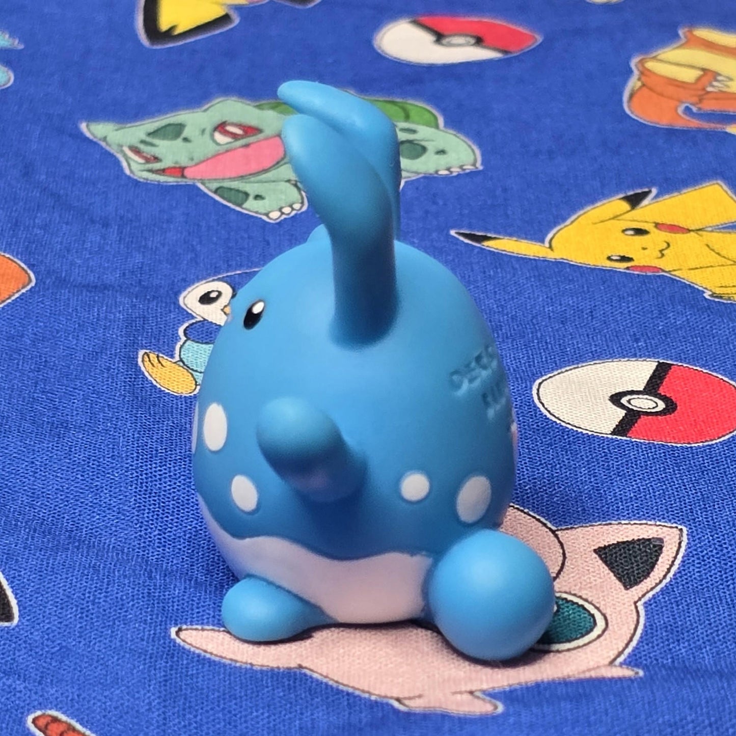 Pokemon Azumarill Figure Finger Puppet 2001 Nintendo Bandai PVC Vintage Japan US