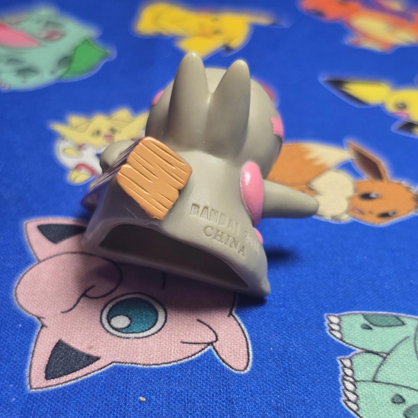 Pokemon Timburr Figure Finger Puppet 2011 Nintendo Bandai PVC Japan USA Seller
