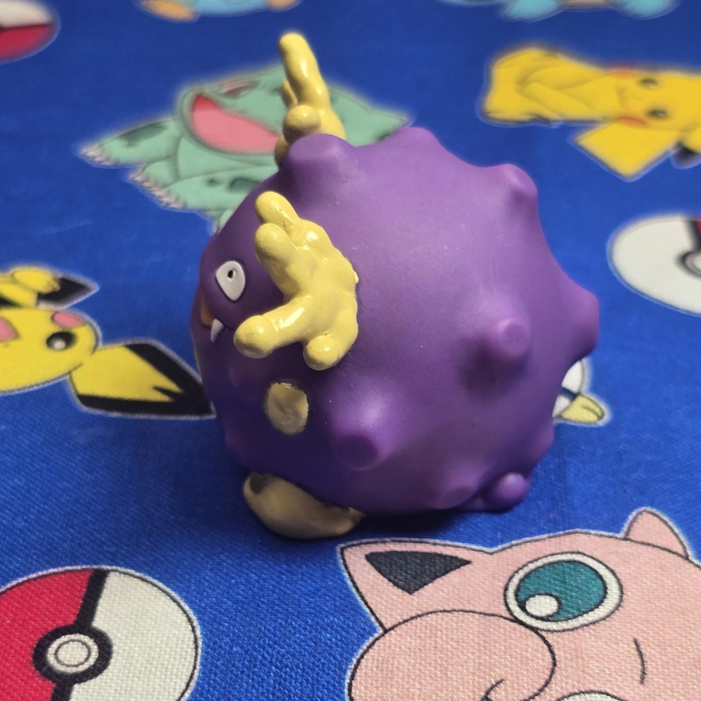 Pokemon Koffing Figure Finger Puppet 1998 Nintendo Bandai Vintage Japan USA