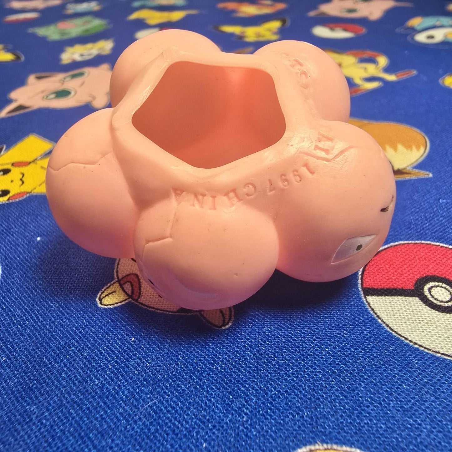 Pokemon Exeggcute Figure Finger Puppet 1997 Nintendo Bandai Vintage PVC Japan US