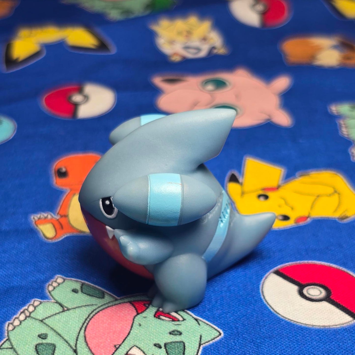 Pokemon Gible Figure Finger Puppet 2007 Nintendo Bandai Japan PVC USA Seller