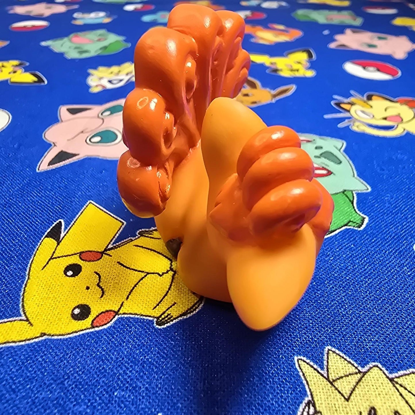 Pokemon Vulpix Figure Finger Puppet 1999 Nintendo Bandai Vintage Japan US Seller
