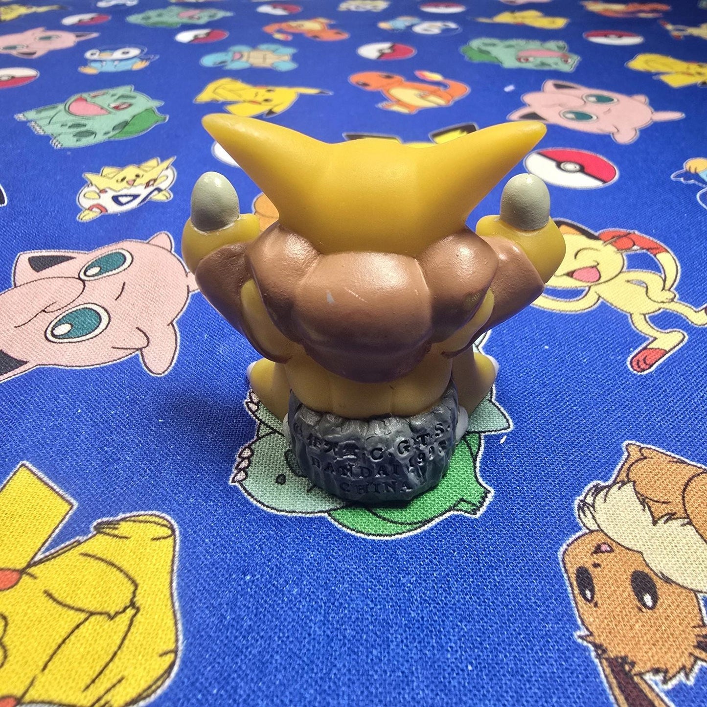Pokemon Alakazam Figure Finger Puppet 1998 Nintendo Bandai PVC Vintage Japan USA