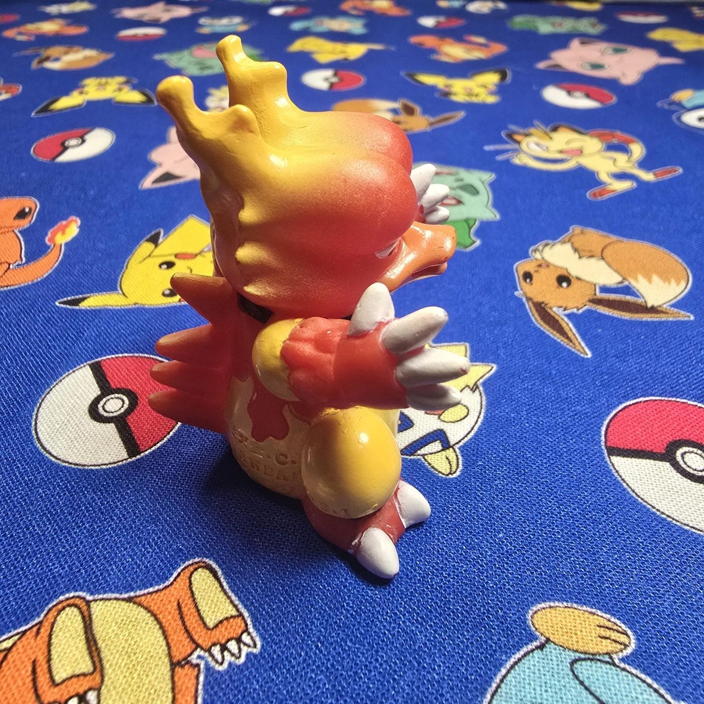 Pokemon Magmar Figure Finger Puppet 1997 Nintendo Bandai Vintage Japan US Seller