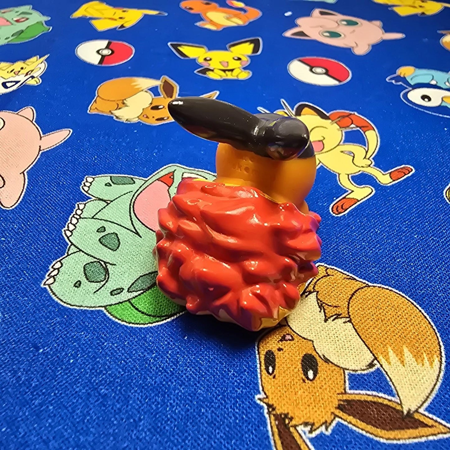 Pokemon Tepig Figure Finger Puppet 2011 Nintendo Bandai PVC Japan US Seller