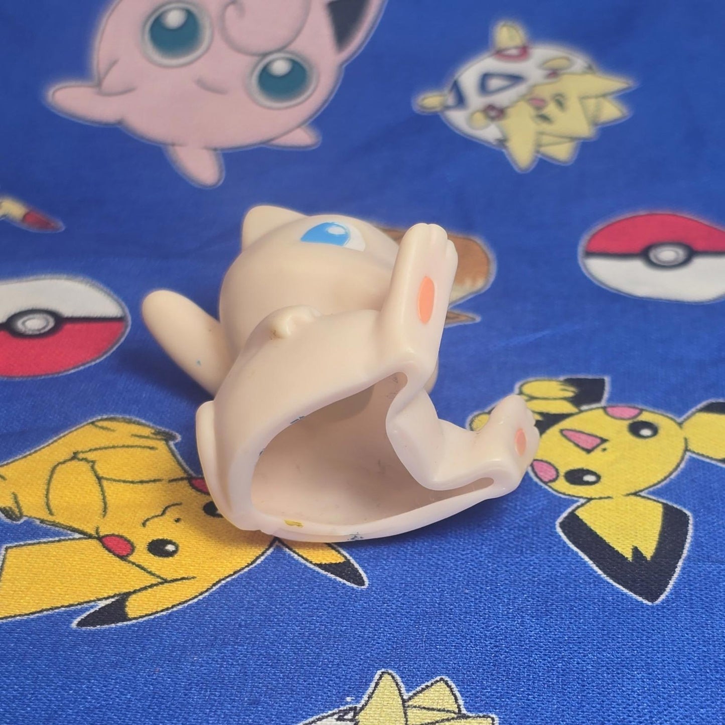 Pokemon Mew Figure Finger Puppet 2005 Nintendo Bandai PVC Japan USA Seller Toy
