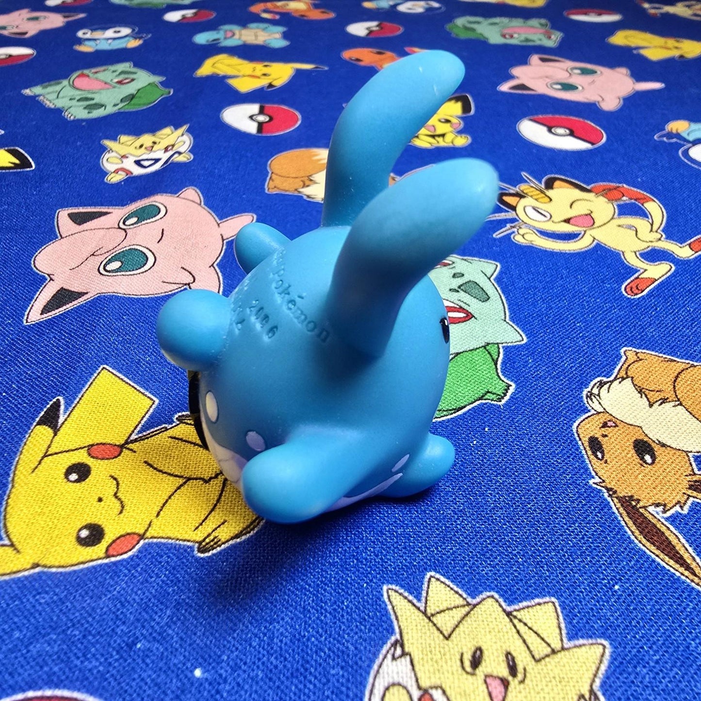 Pokemon Azumarill Figure Finger Puppet 2006 Nintendo Bandai PVC Japan USA Seller