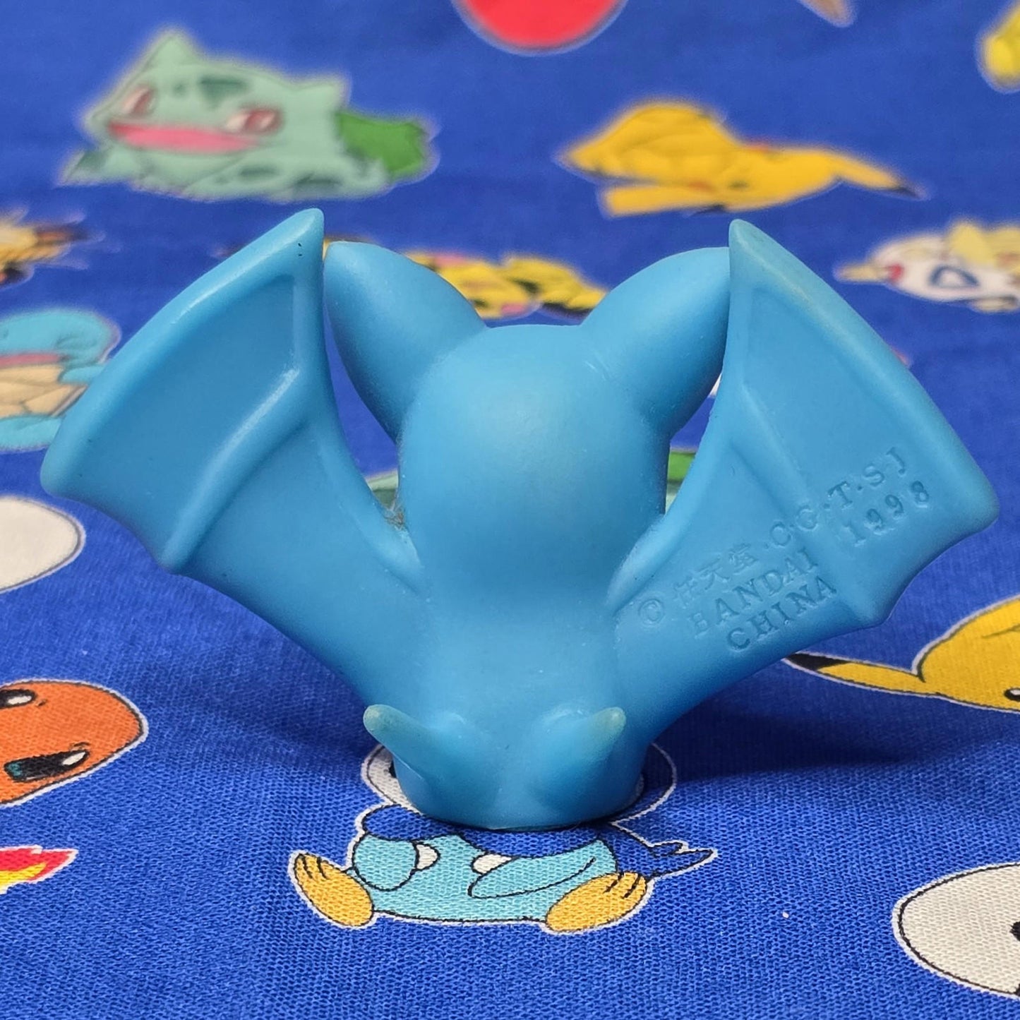 Pokemon Zubat Figure Finger Puppet 1998 Nintendo Bandai PVC Vintage Japan USA