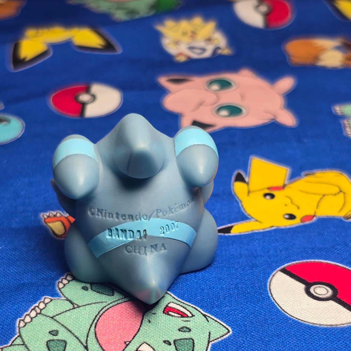 Pokemon Gible Figure Finger Puppet 2007 Nintendo Bandai Japan PVC USA Seller