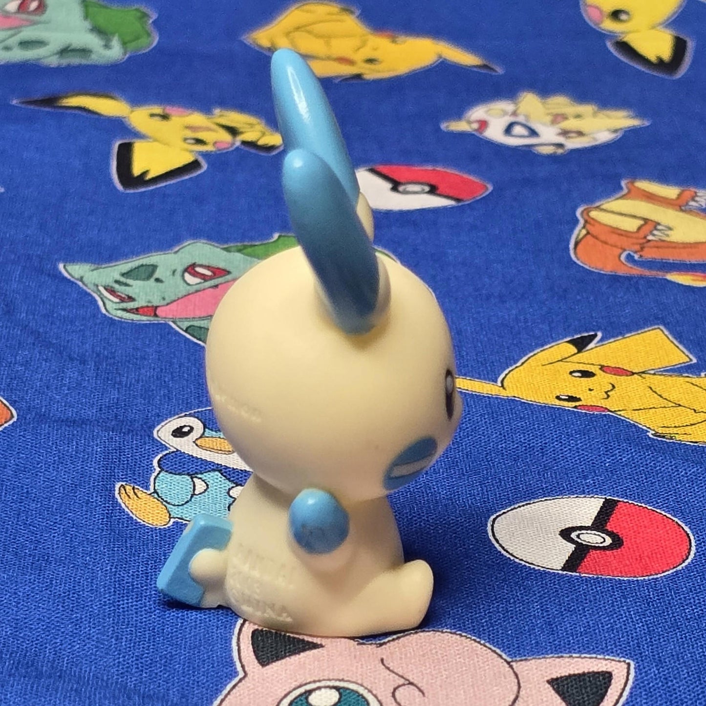 Pokemon Minun Figure Finger Puppet 2003 Nintendo Bandai PVC Vintage Japan USA