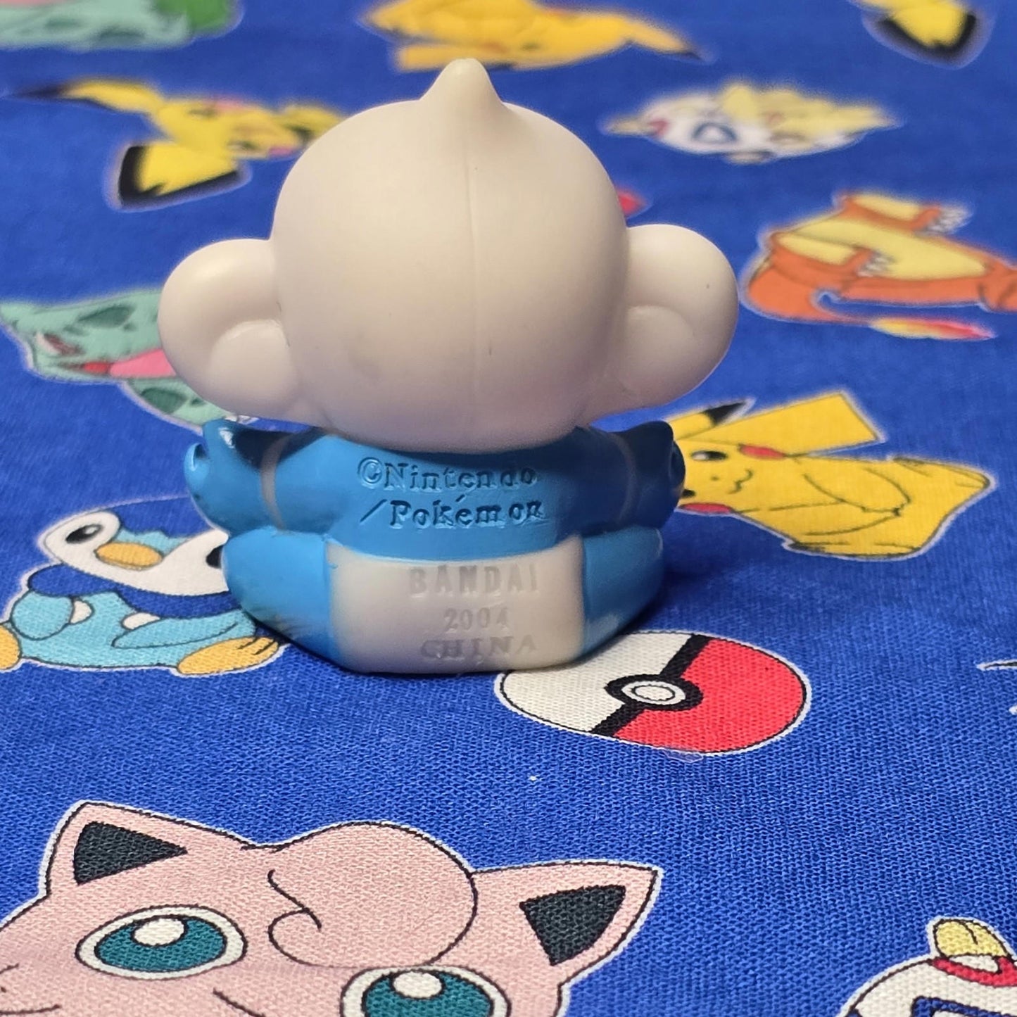 Pokemon Meditite Figure Finger Puppet 2004 Nintendo Bandai PVC Vintage Japan USA
