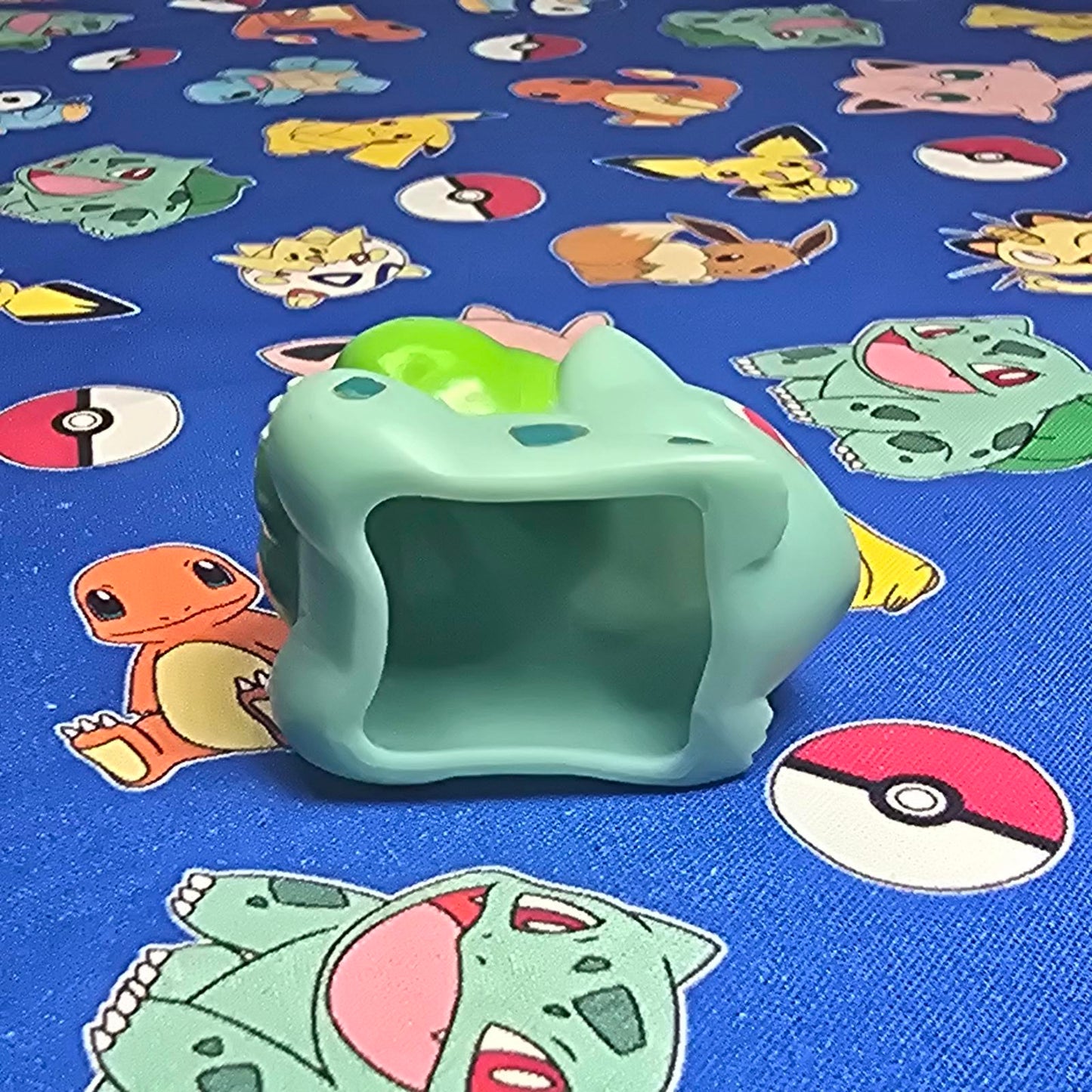 Pokemon Bulbasaur Figure Finger Puppet 2005 Nintendo Bandai PVC Vintage Japan US